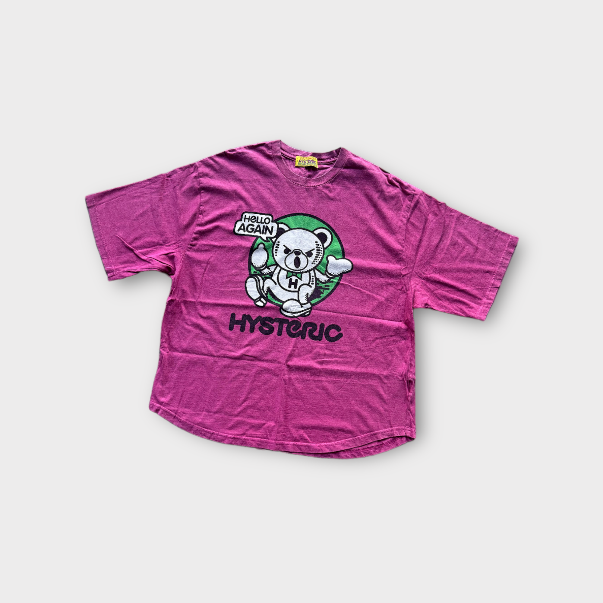 hysteric glamour pink bear top