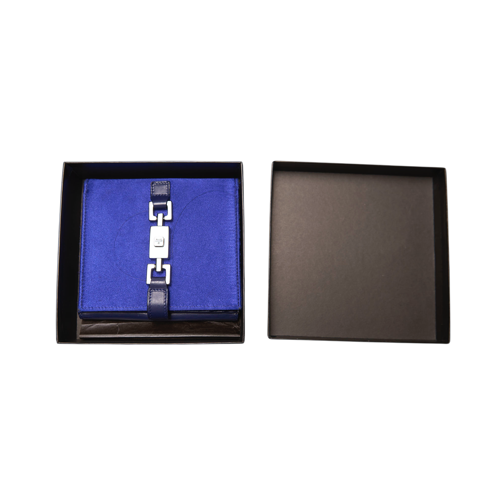 gucci 2000s blue jackie wallet