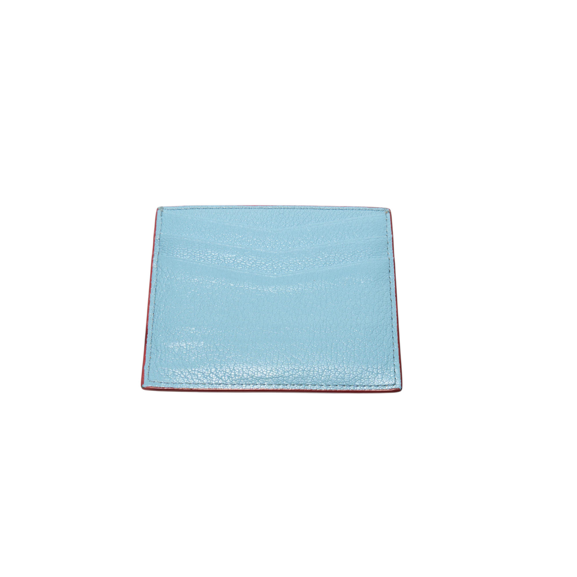 miu miu blue heart cardholder