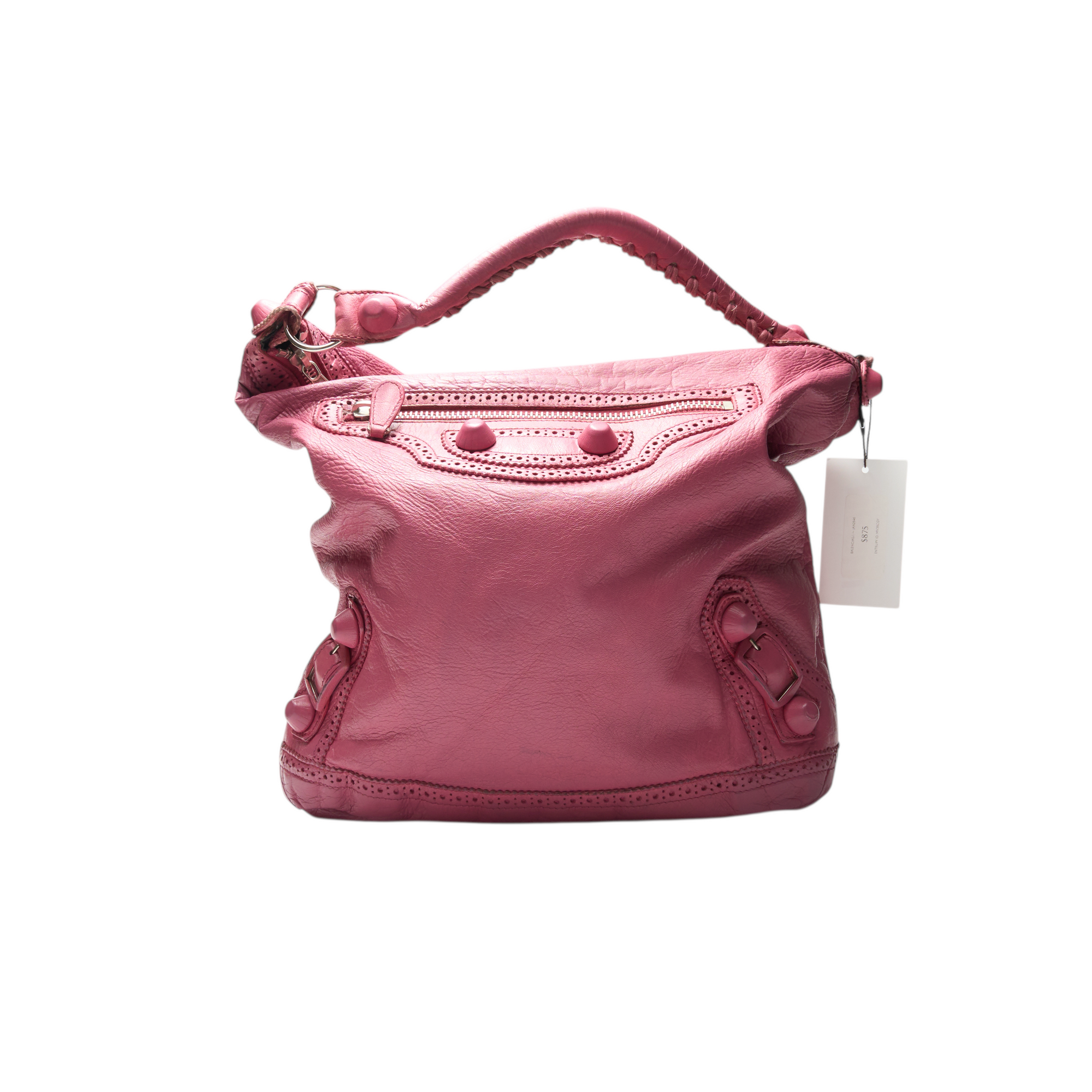 balenciaga 2000s pink day bag