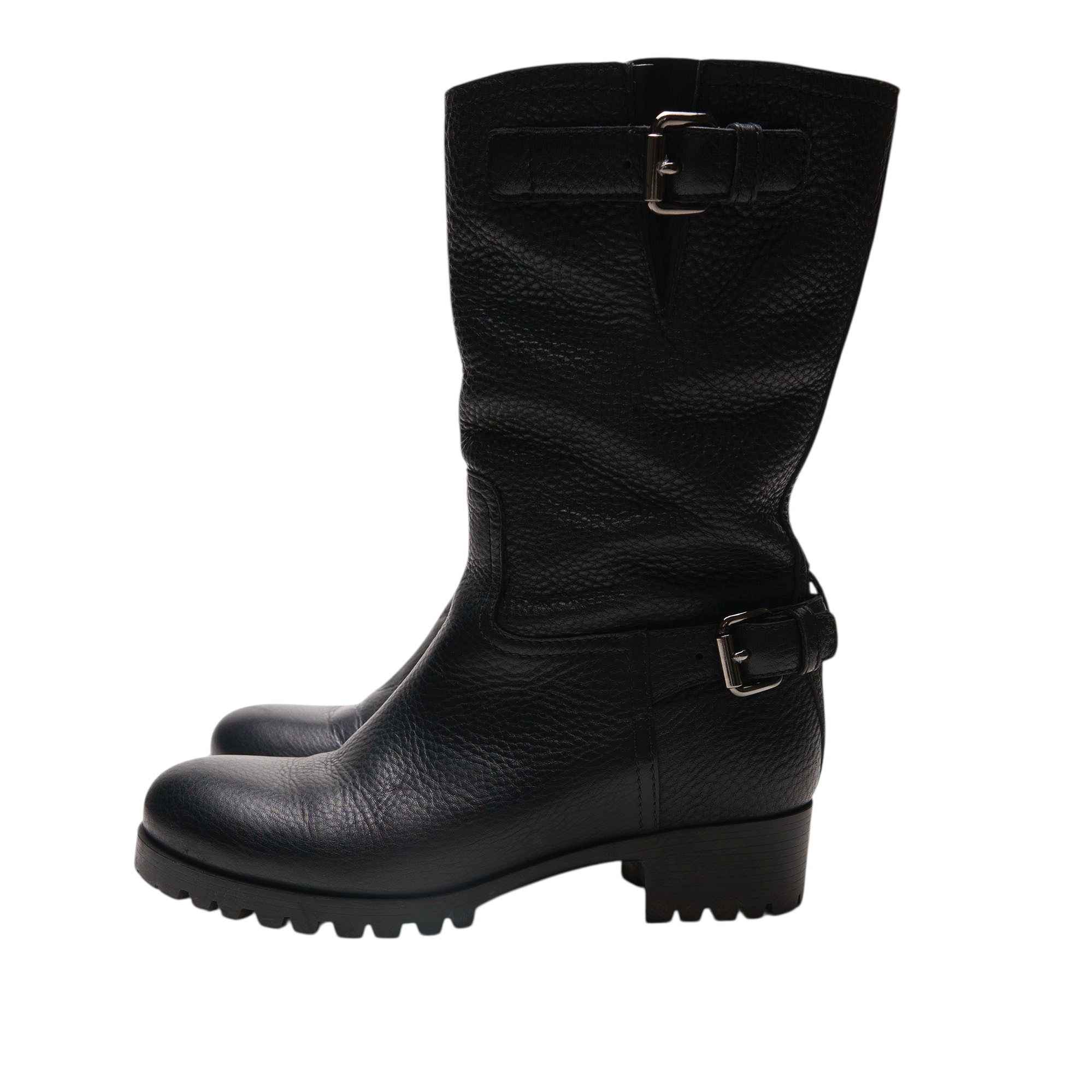prada 2000s black boots