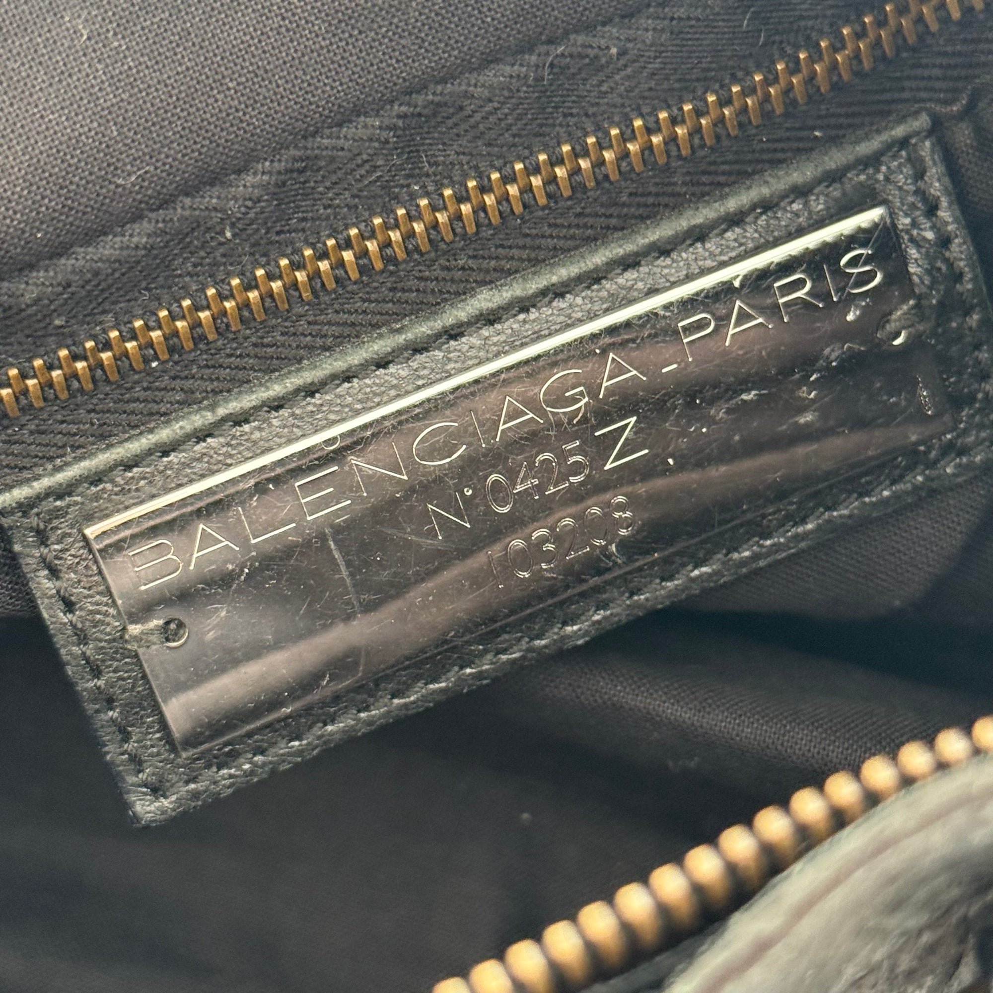 balenciaga black first bag