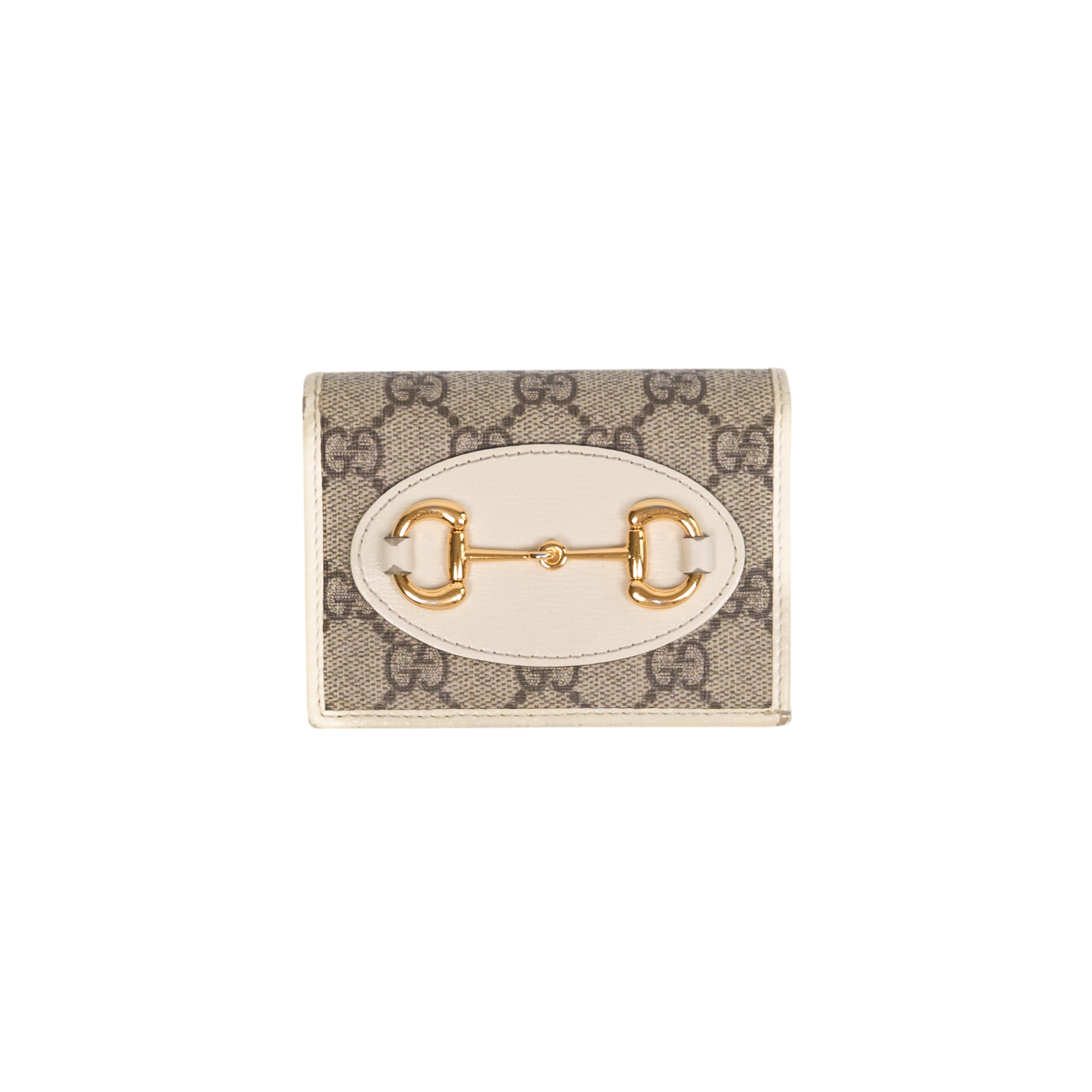 gucci cream horsebit bag