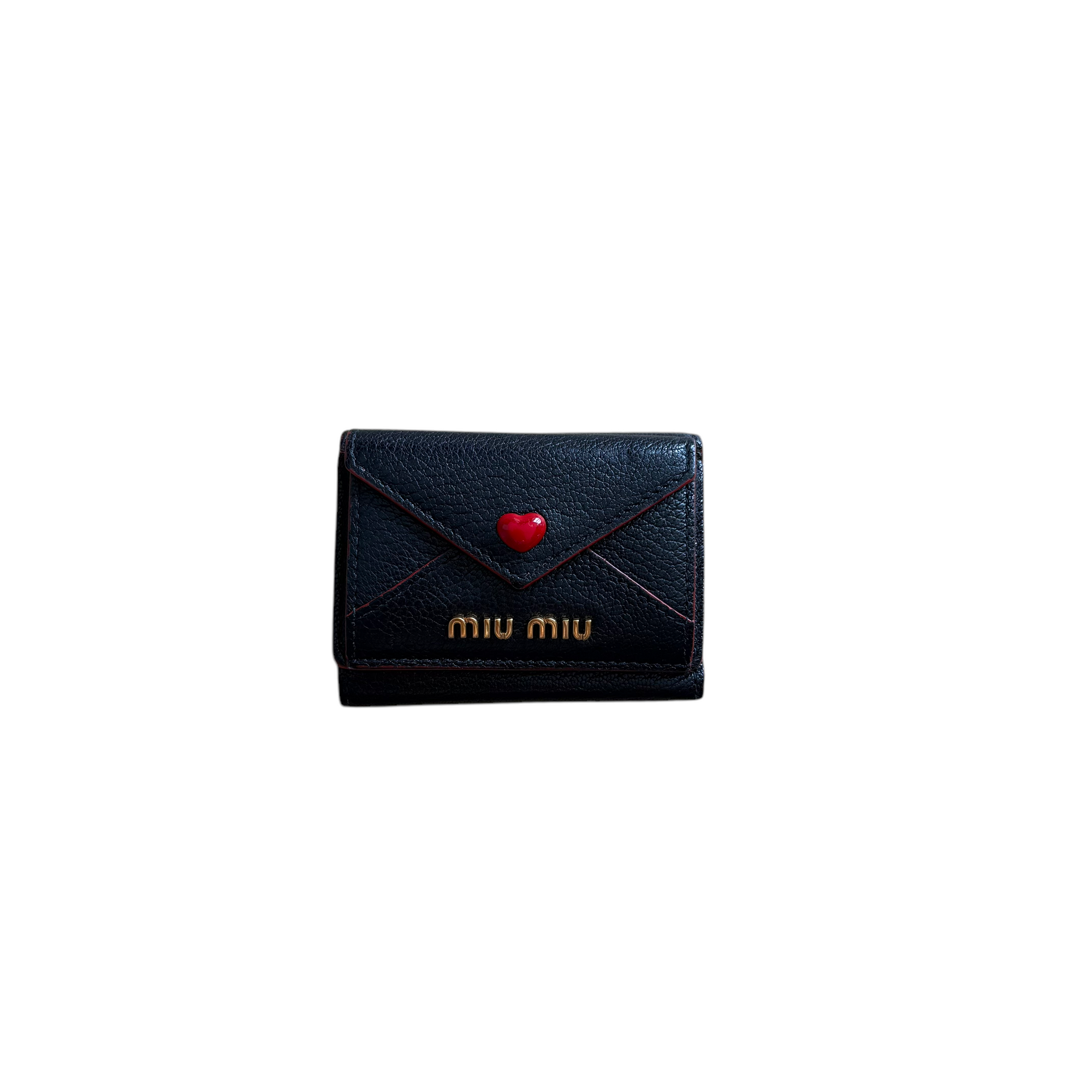 miu miu heart wallet