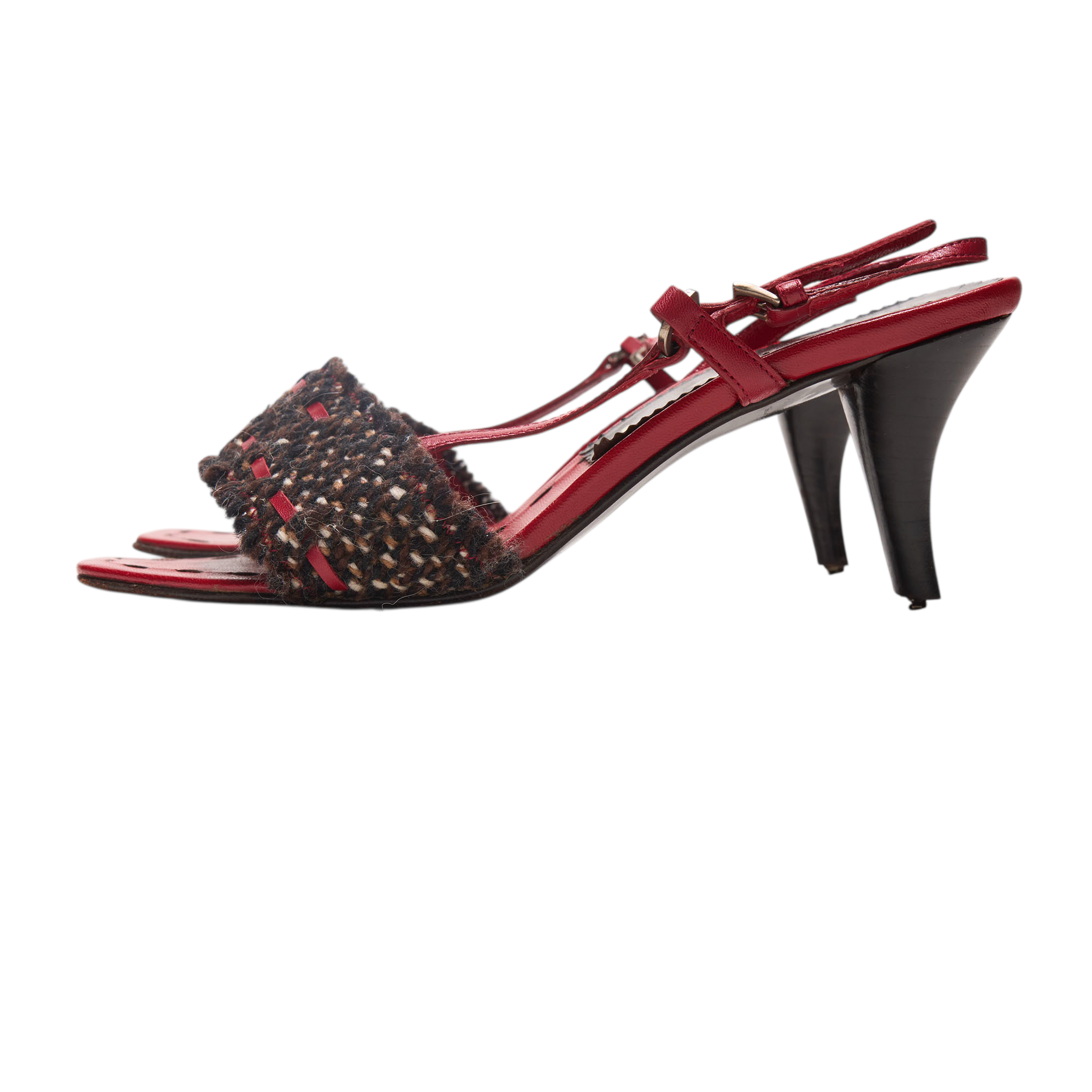 prada 2000s black kitten heels