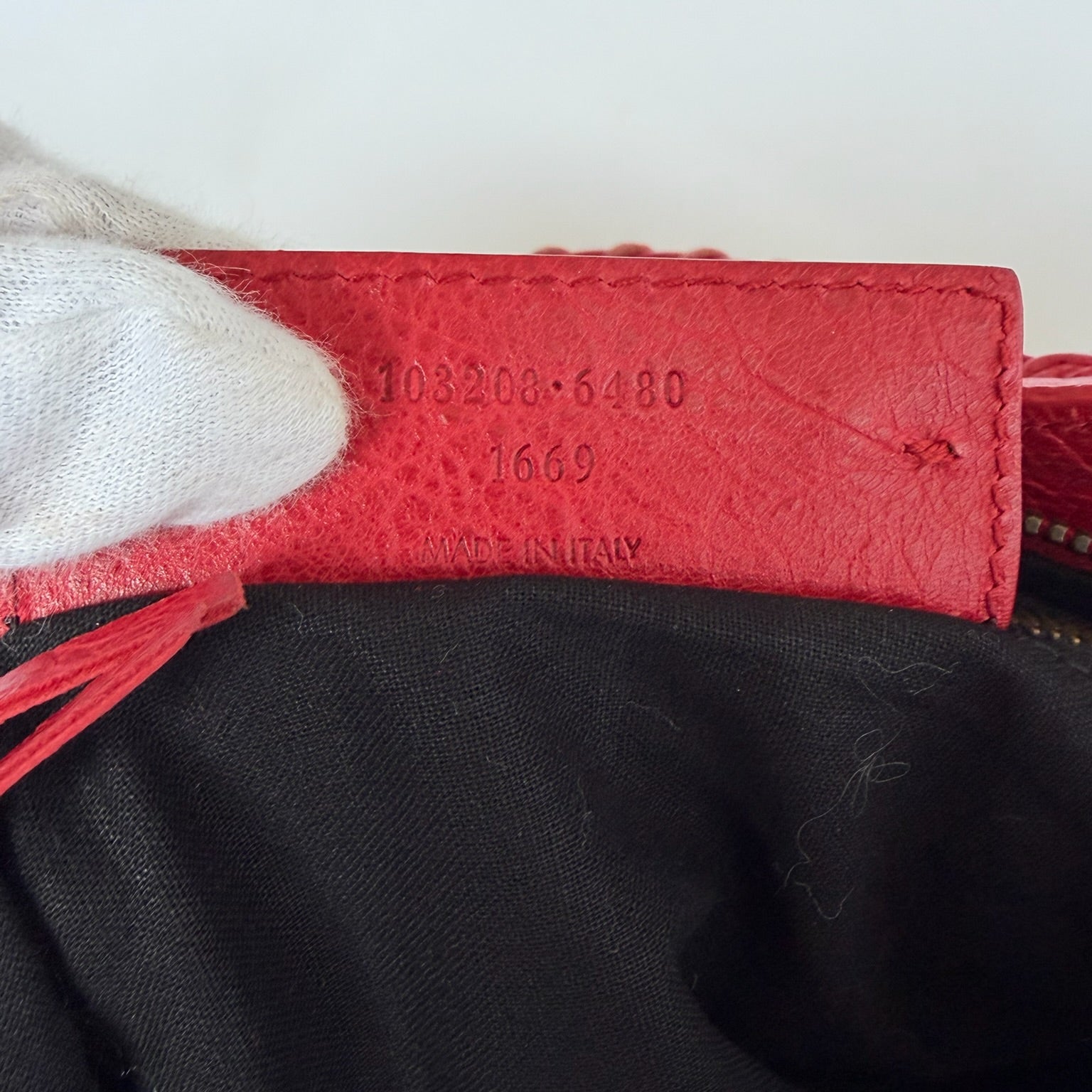 balenciaga 2000s red first bag