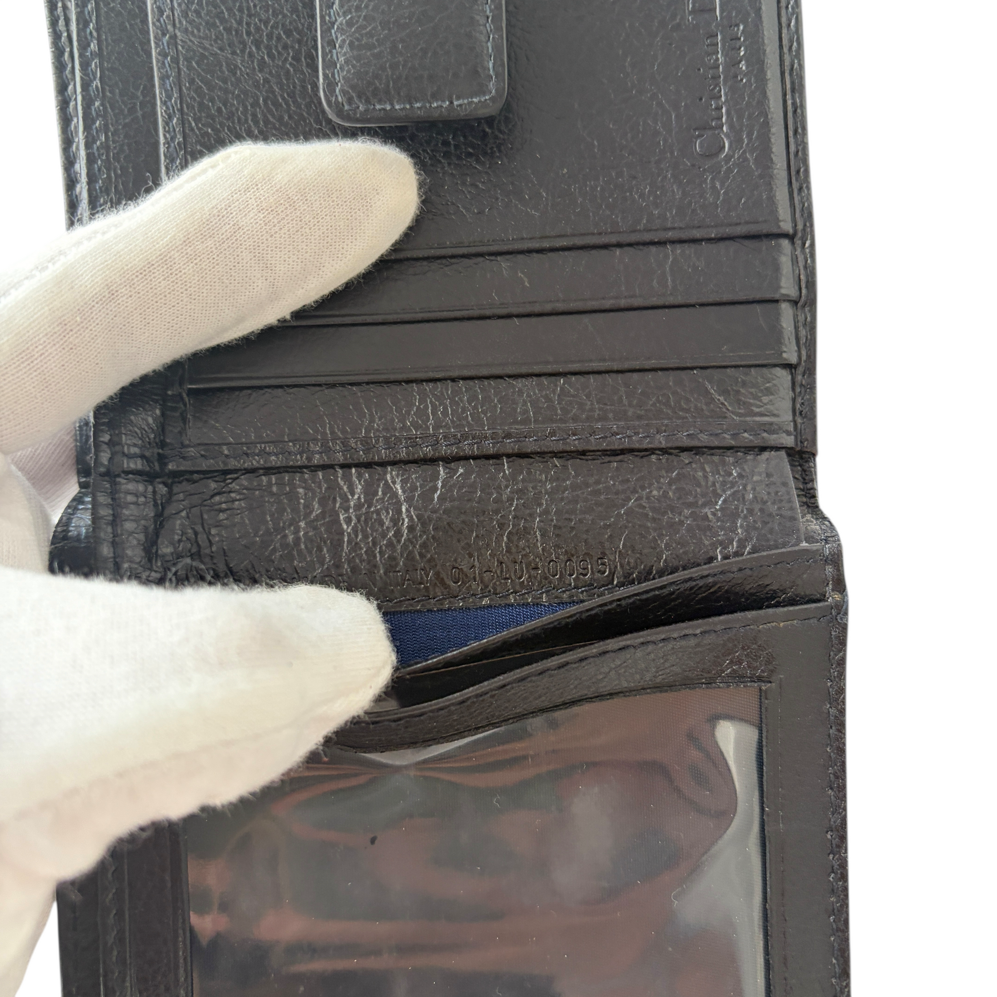 dior 2000s flight wallet