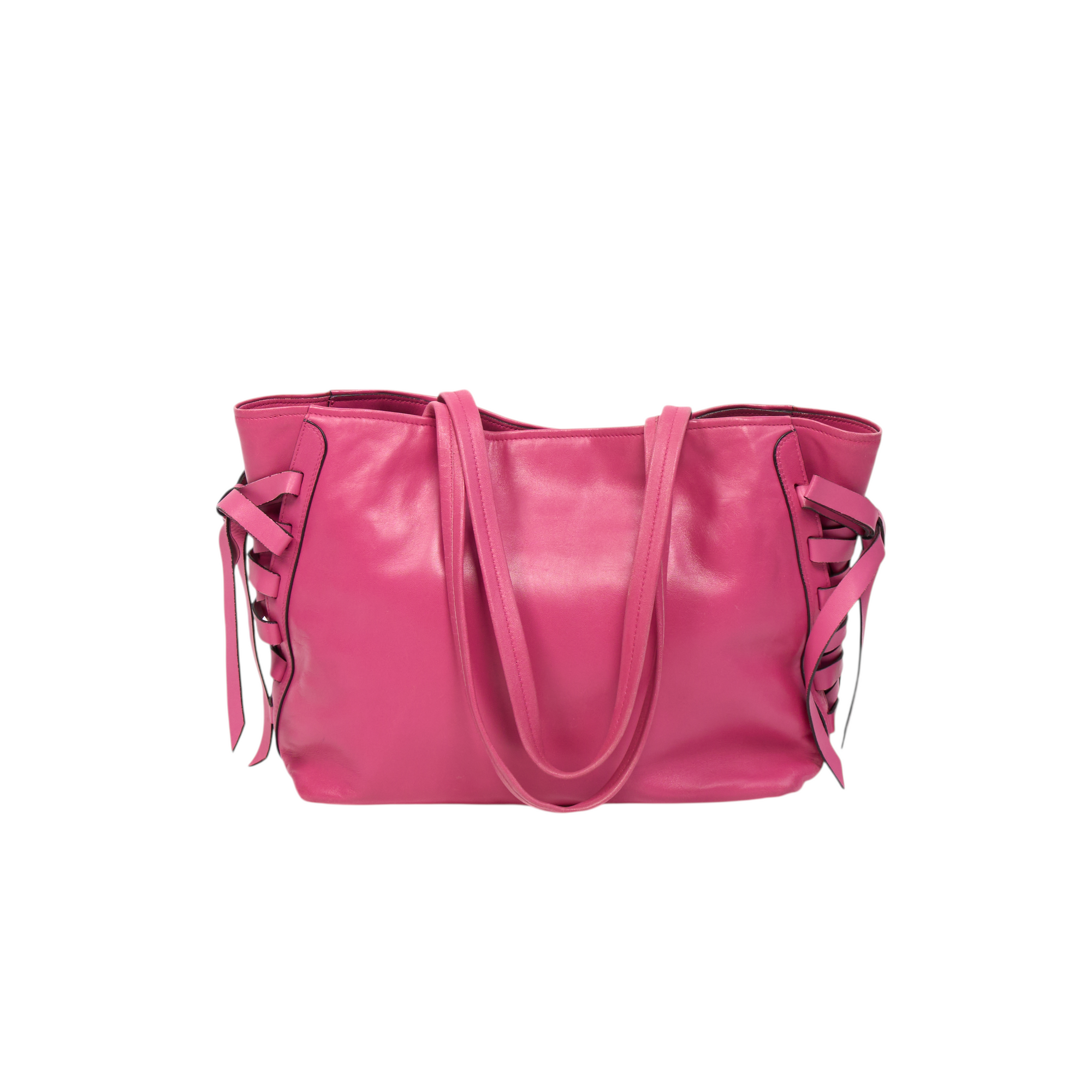 miu miu hot pink tote bag