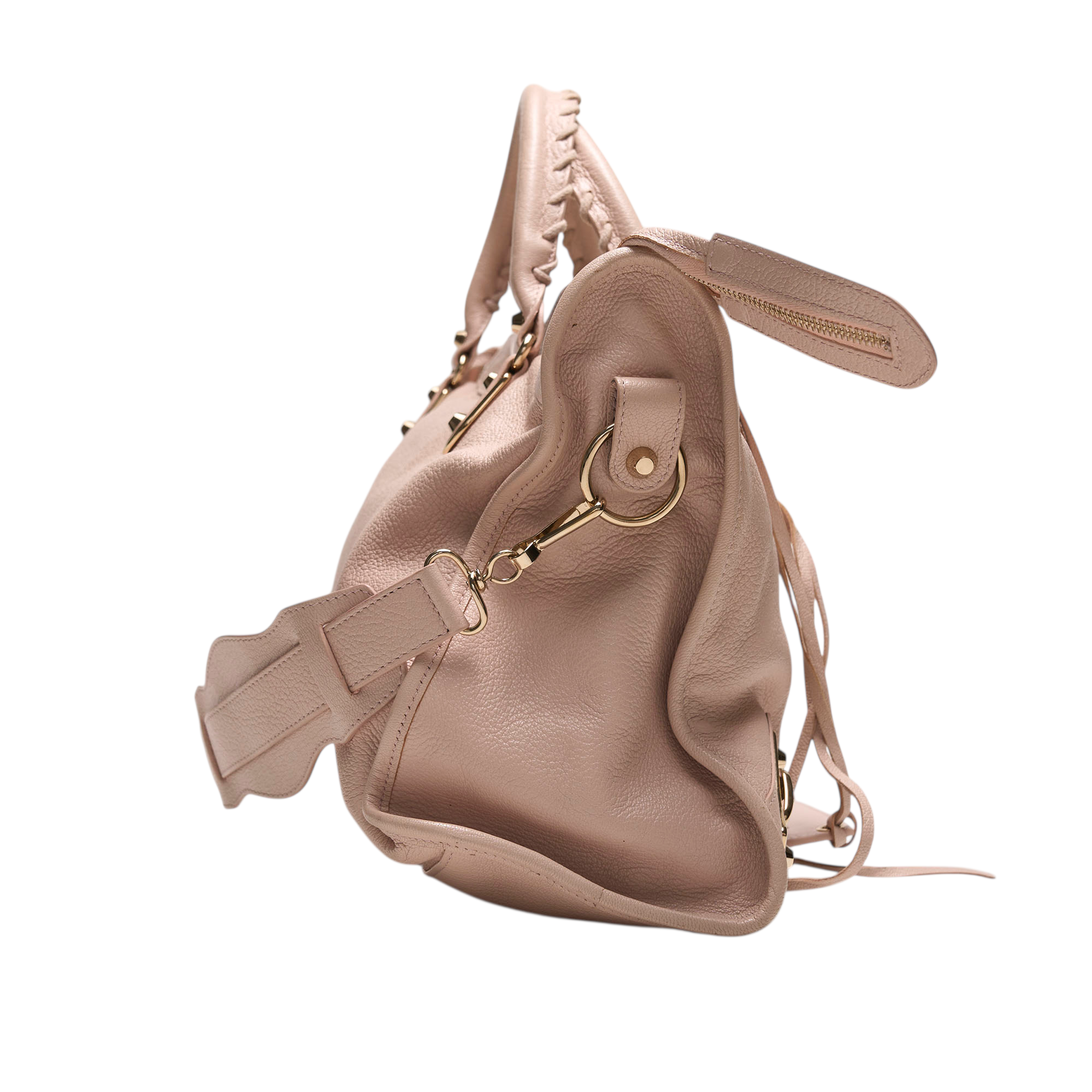 balenciaga 2000s pink cream city bag