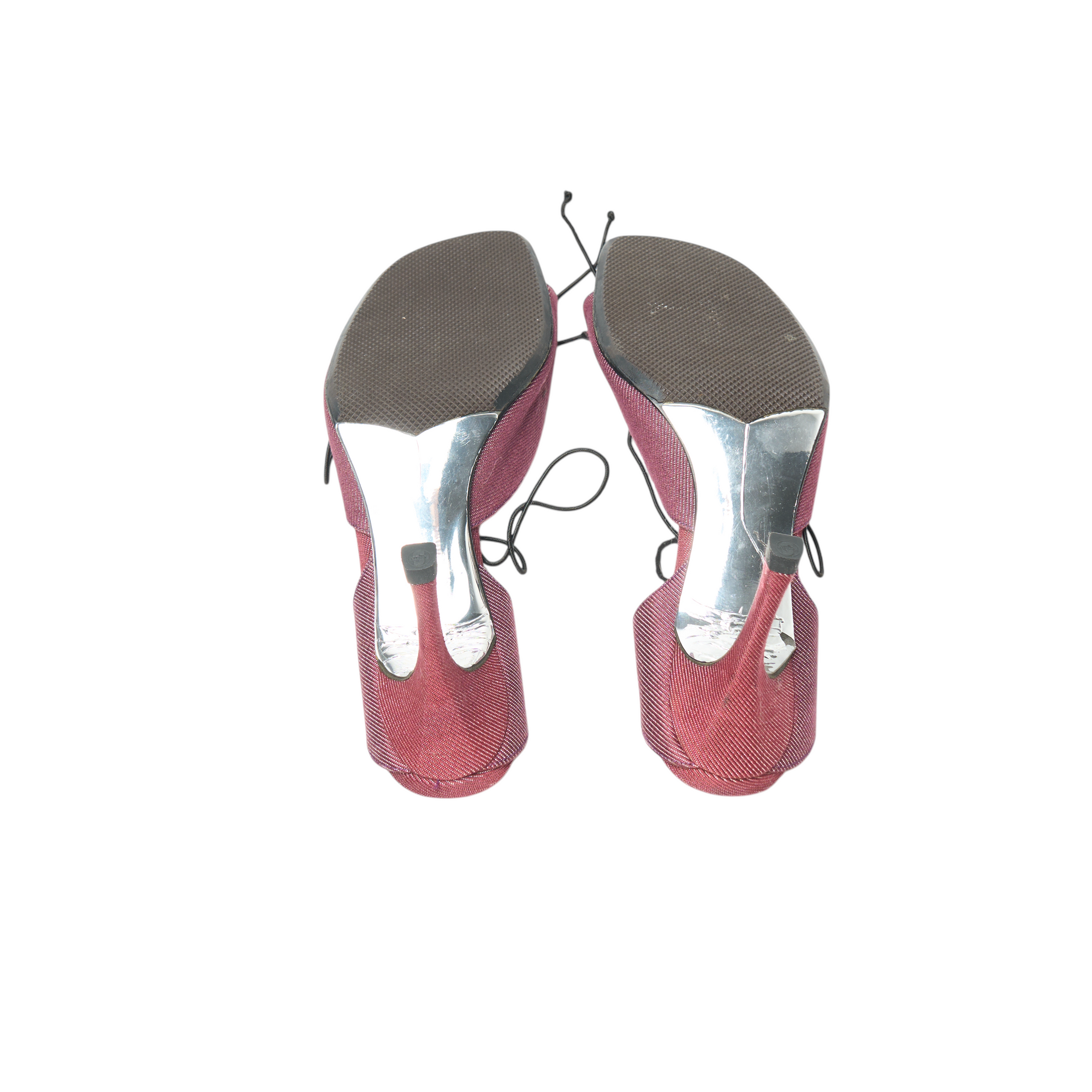 chanel 2000s maroon heels