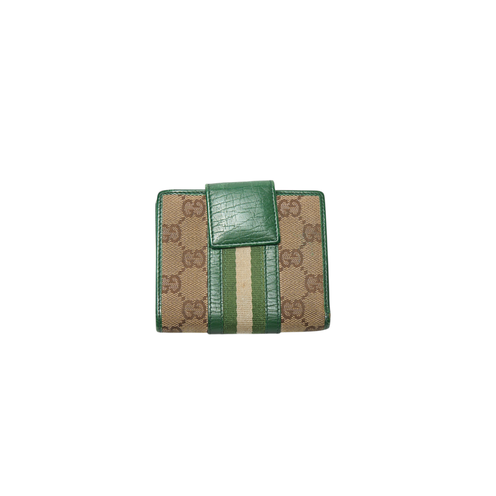 gucci 2000s green wallet