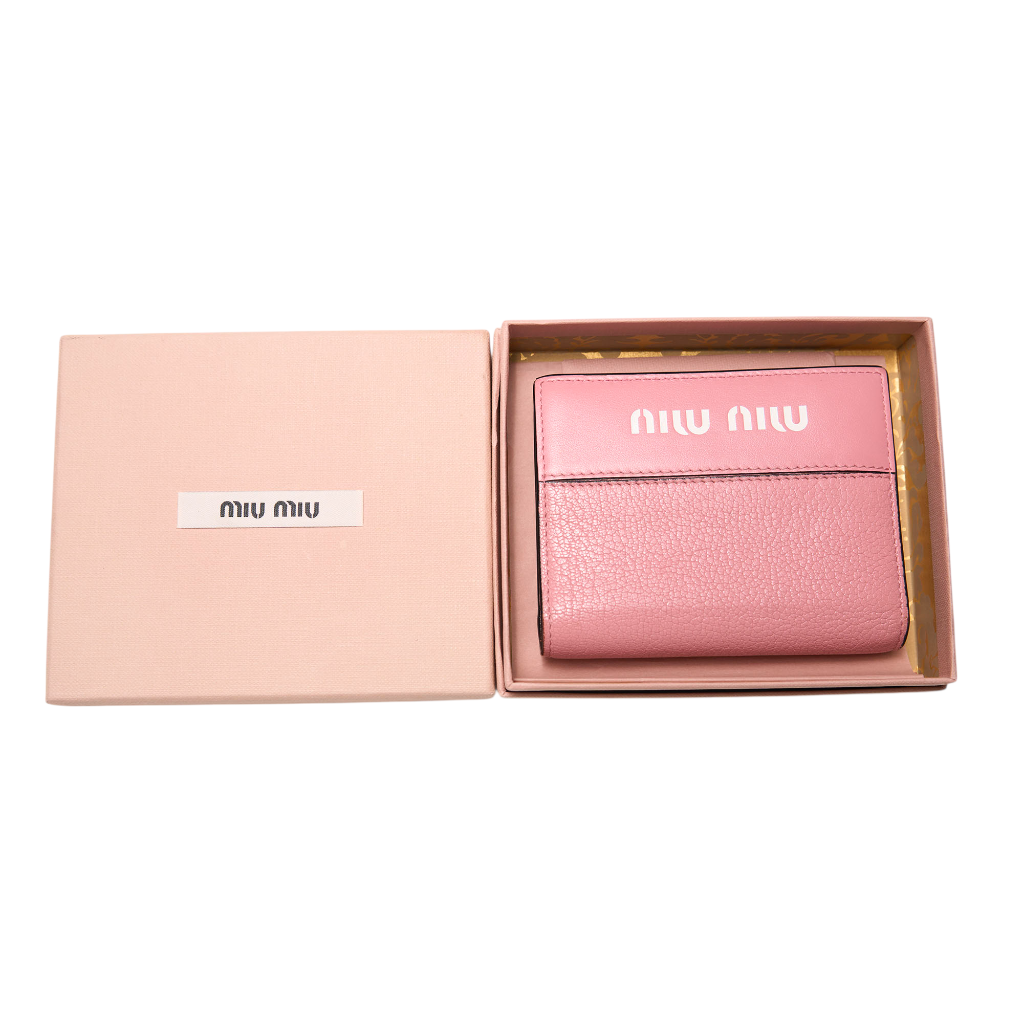 miu miu pink wallet