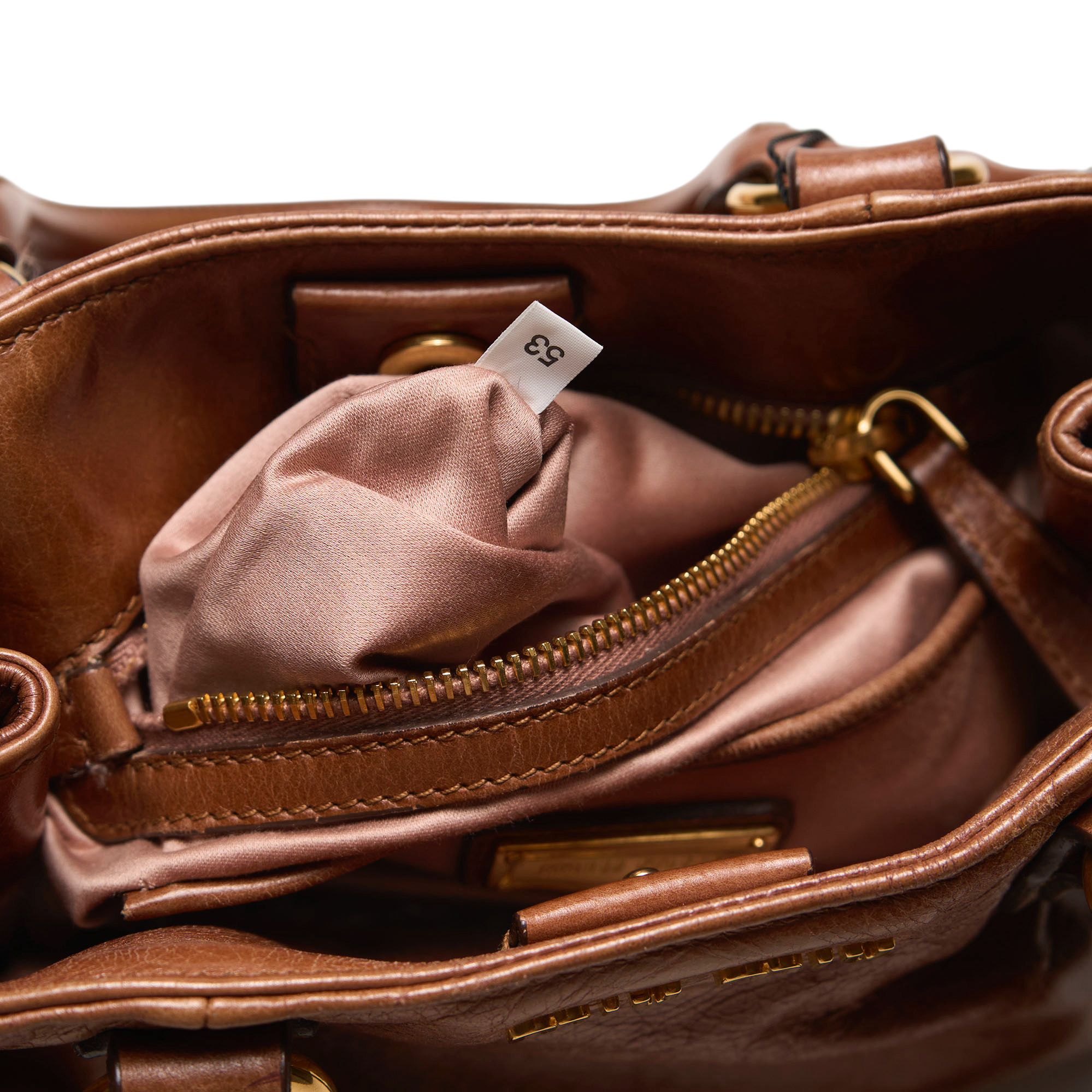 miu miu 2000s brown bow vitello bag