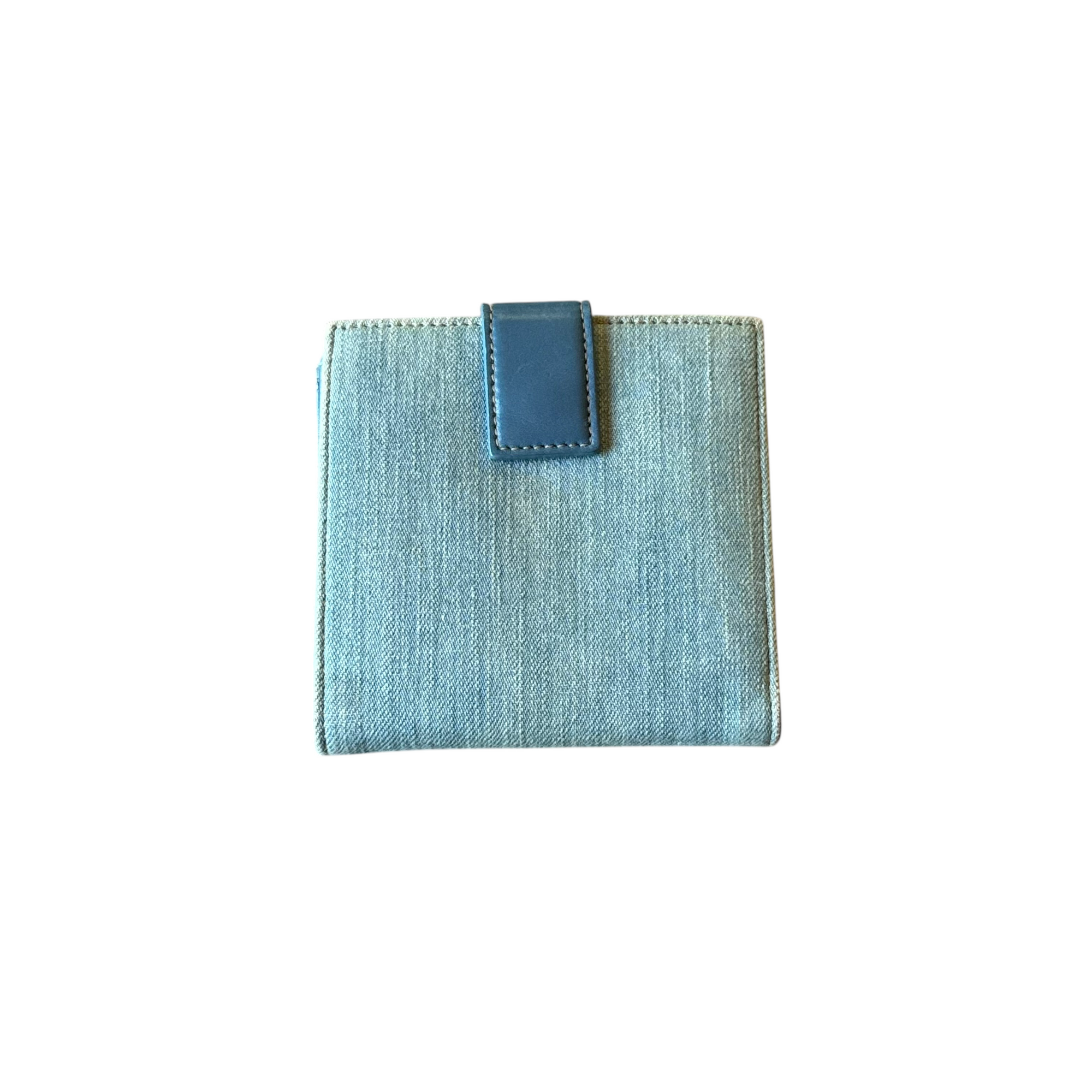 christian dior 2000s blue wallet