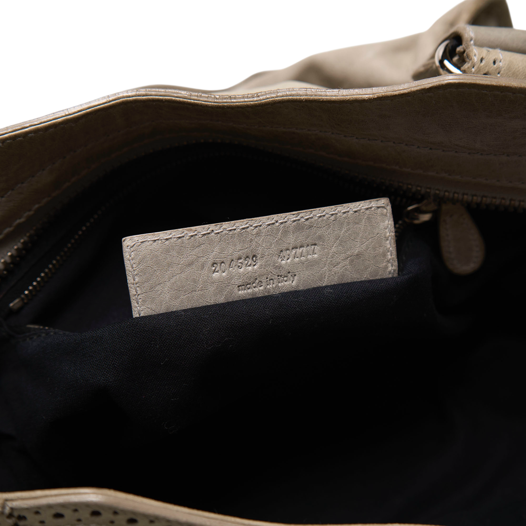 balenciaga 2000s cream city bag