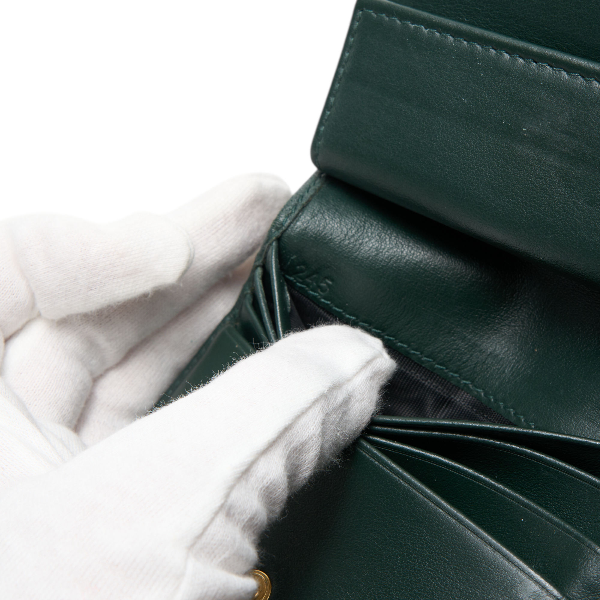 miu miu green crocodile wallet