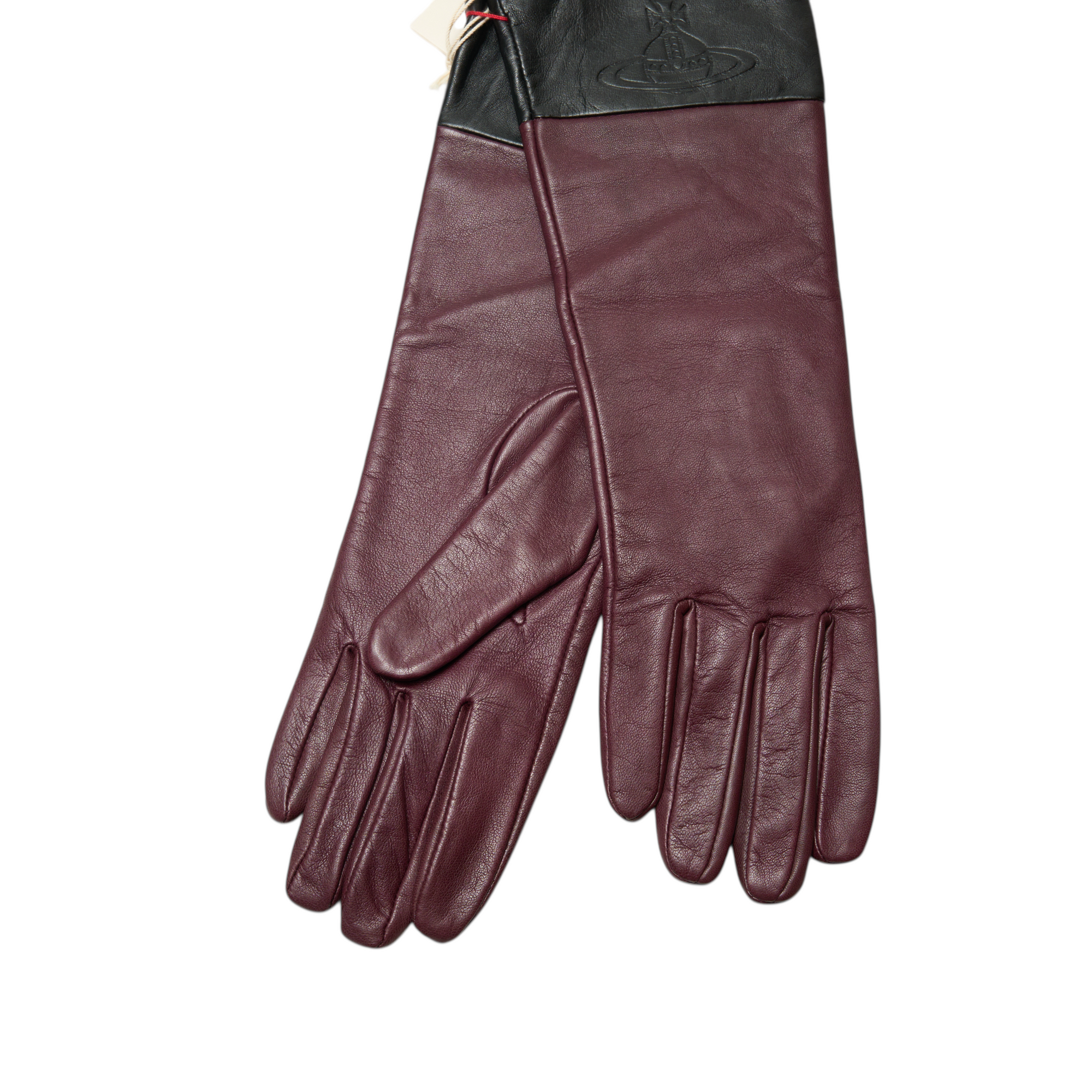 vivienne westwood burgundy gloves