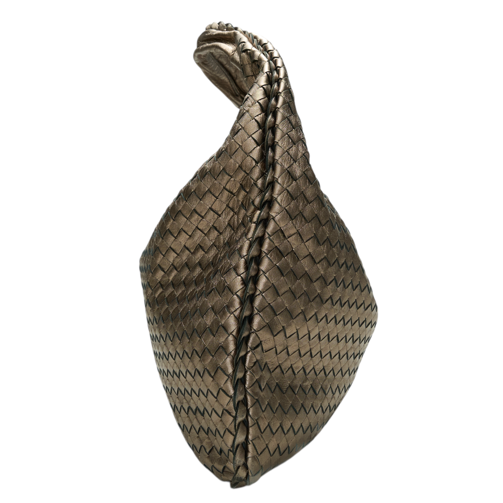 bottega veneta 2007 bronze metallic hobo bag