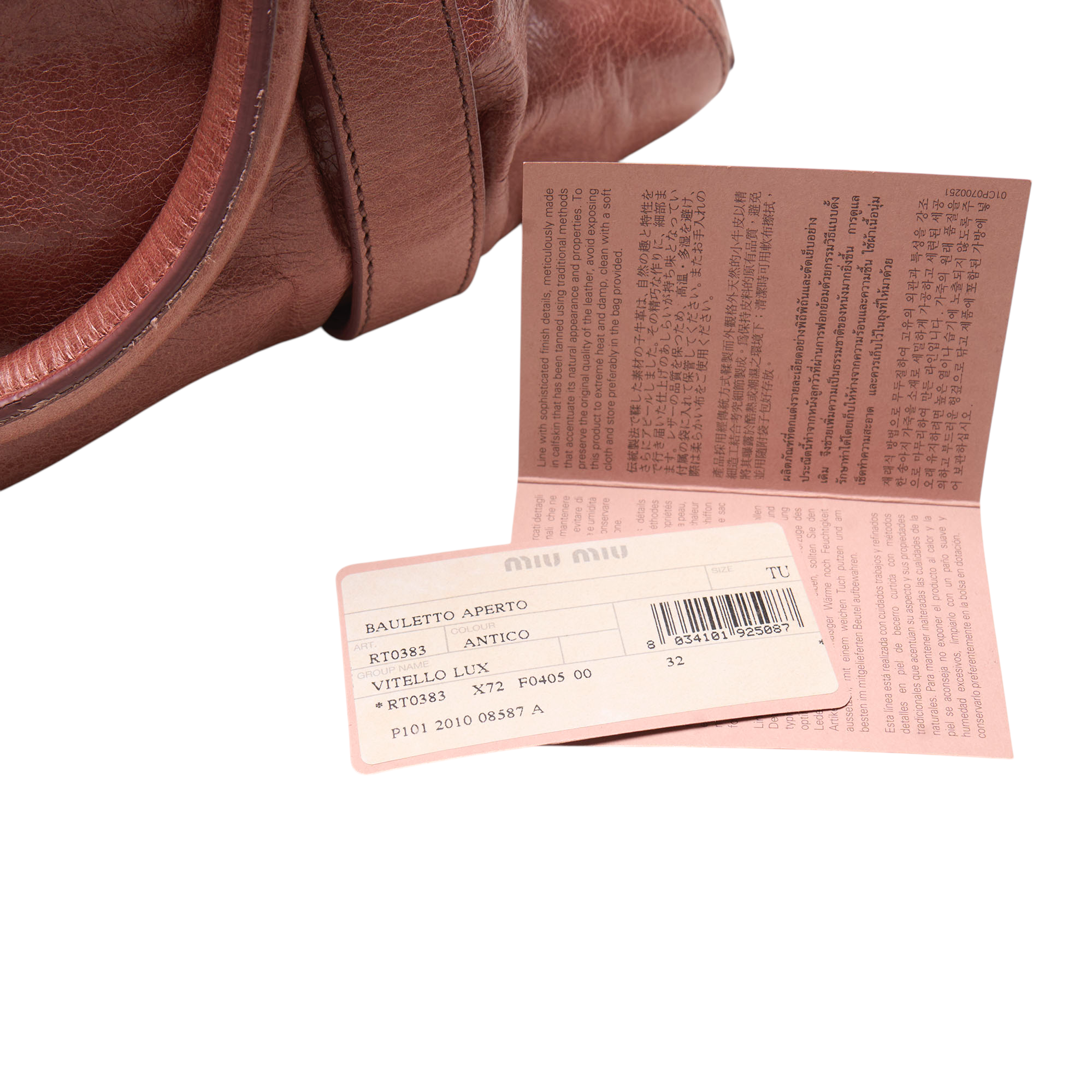 miu miu 2000s pink vitello bag