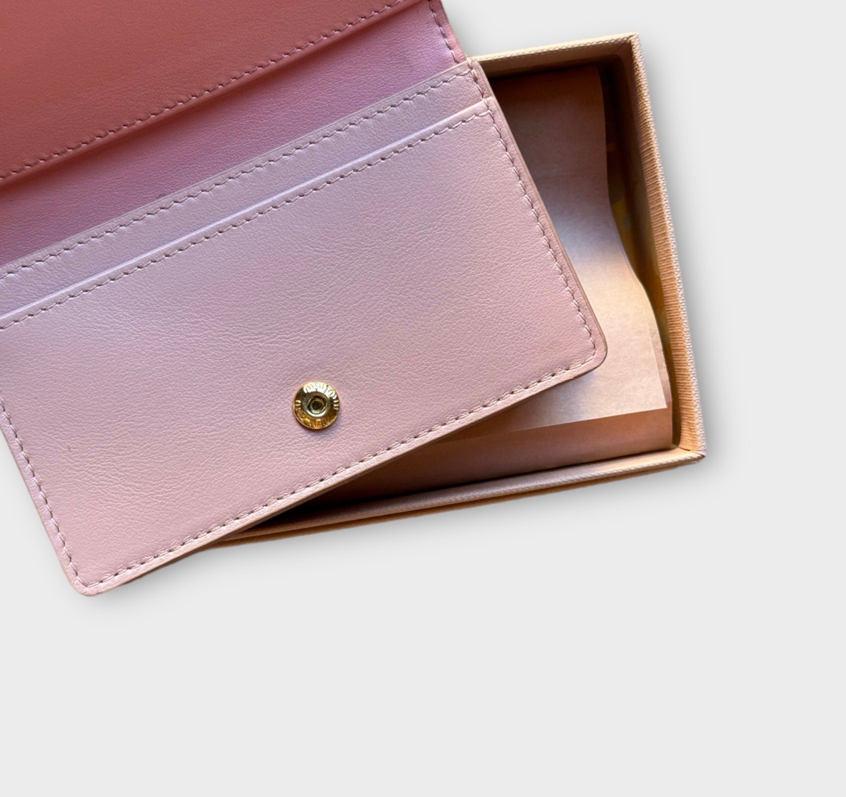 miu miu pink bow wallet