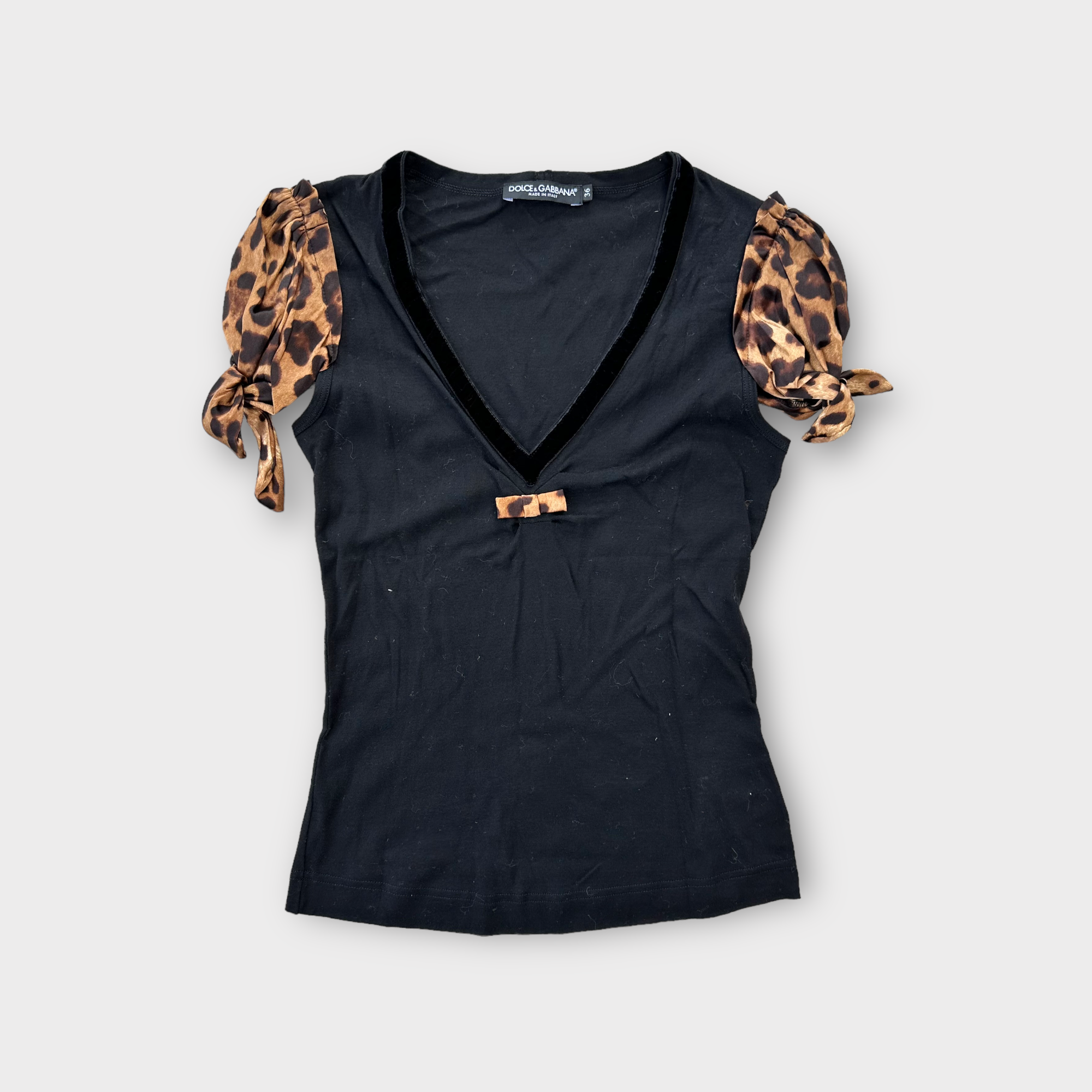 dolce & gabbana leopard print blouse