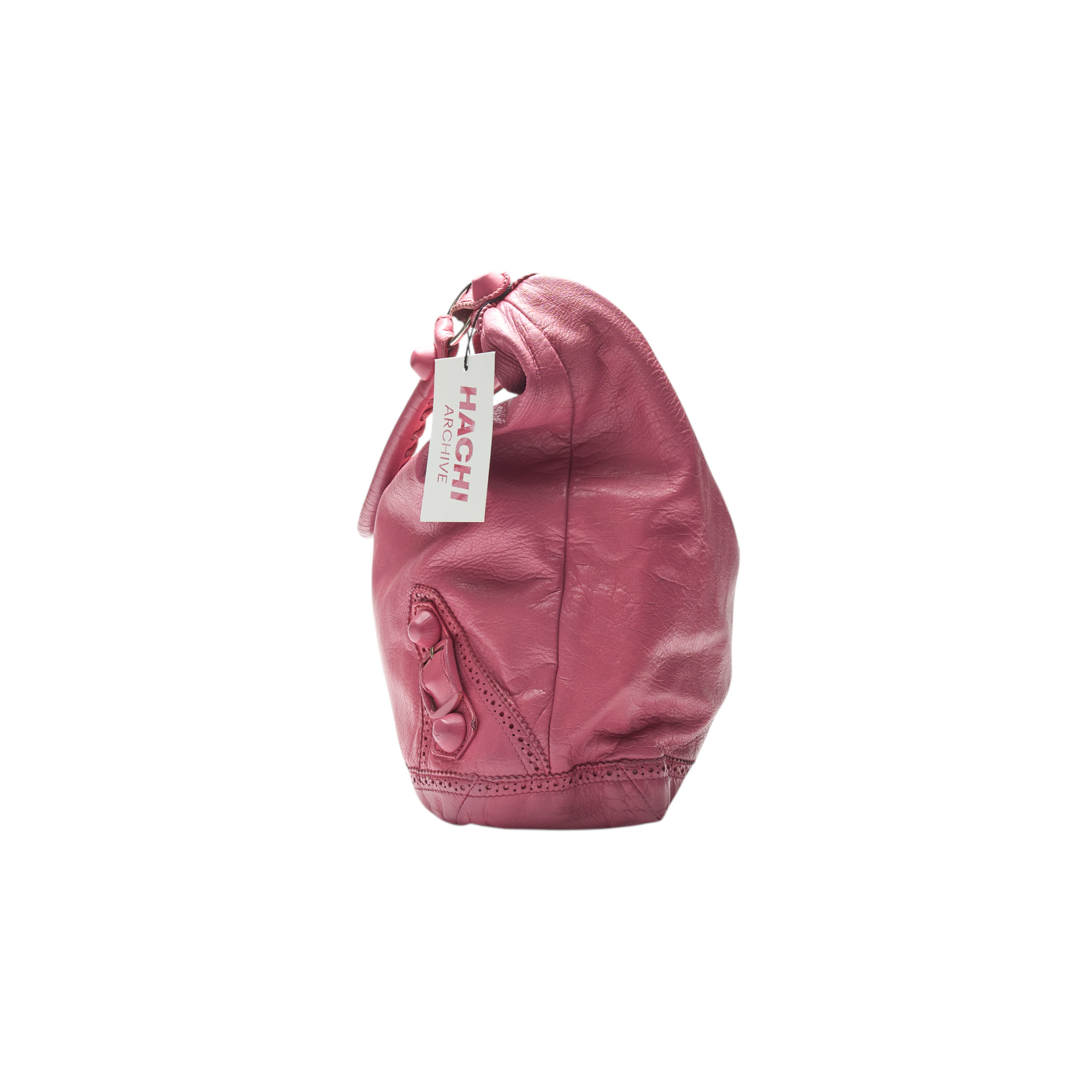 balenciaga 2000s pink day bag