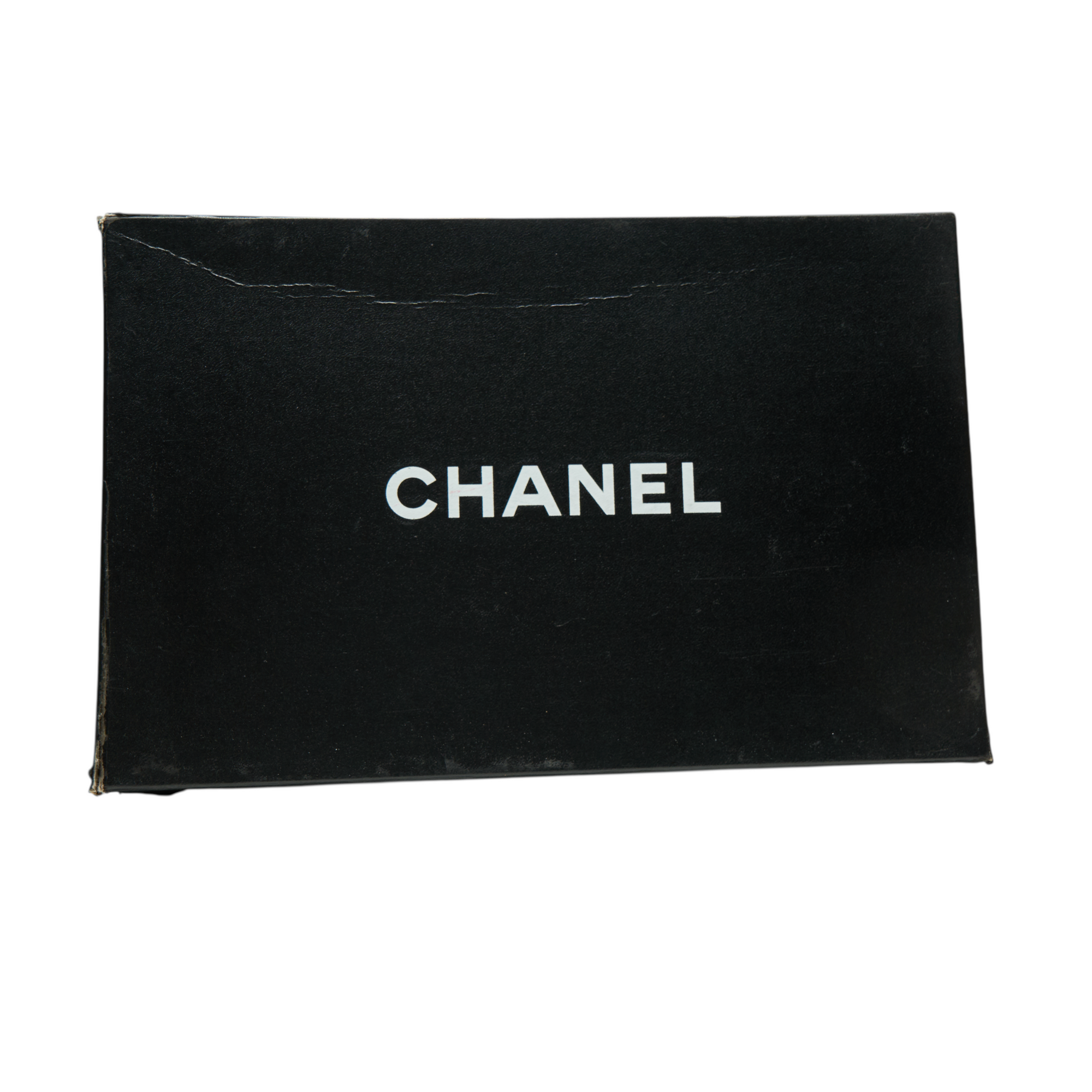 chanel 2000s black suede pump heels