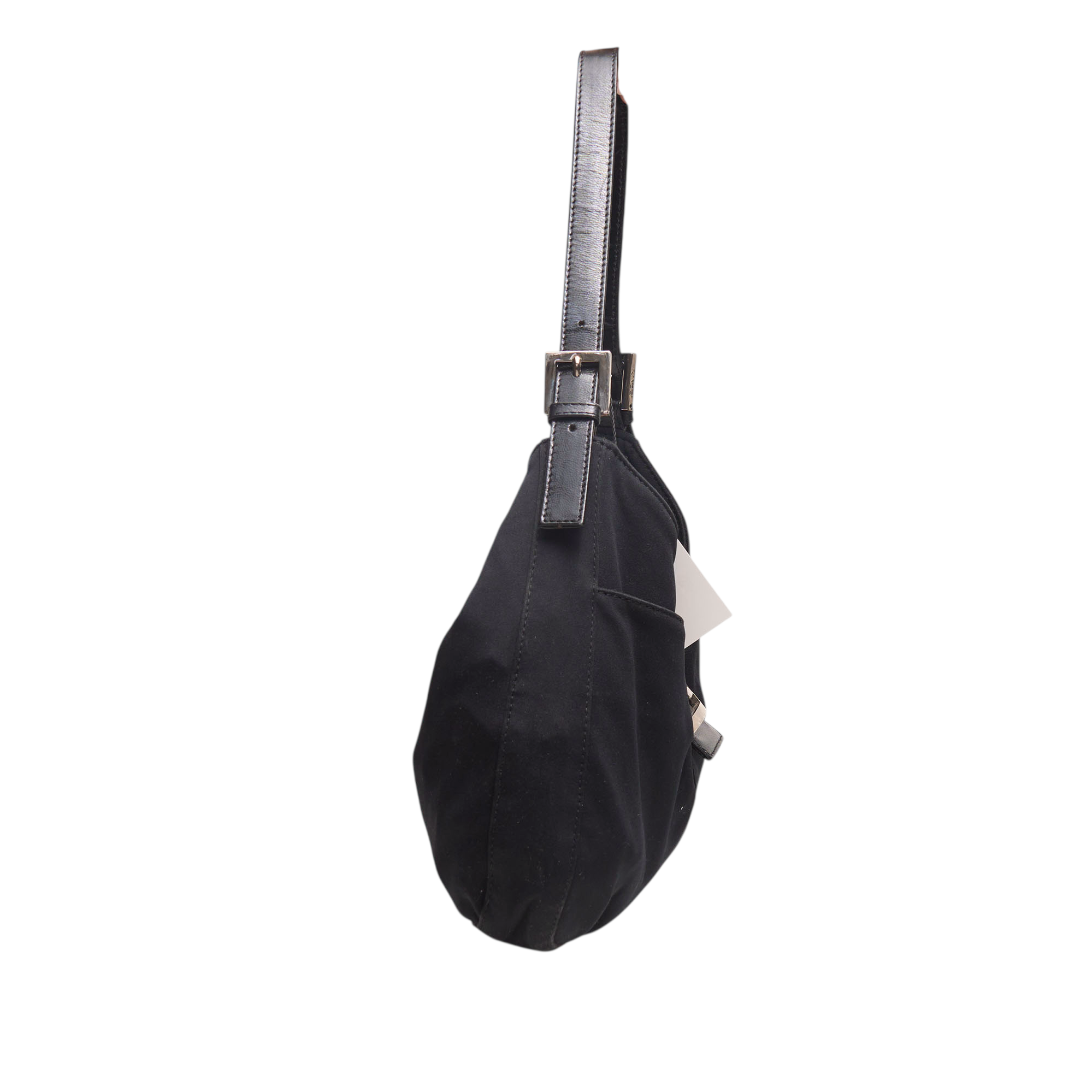 fendi 2000s black baguette bag