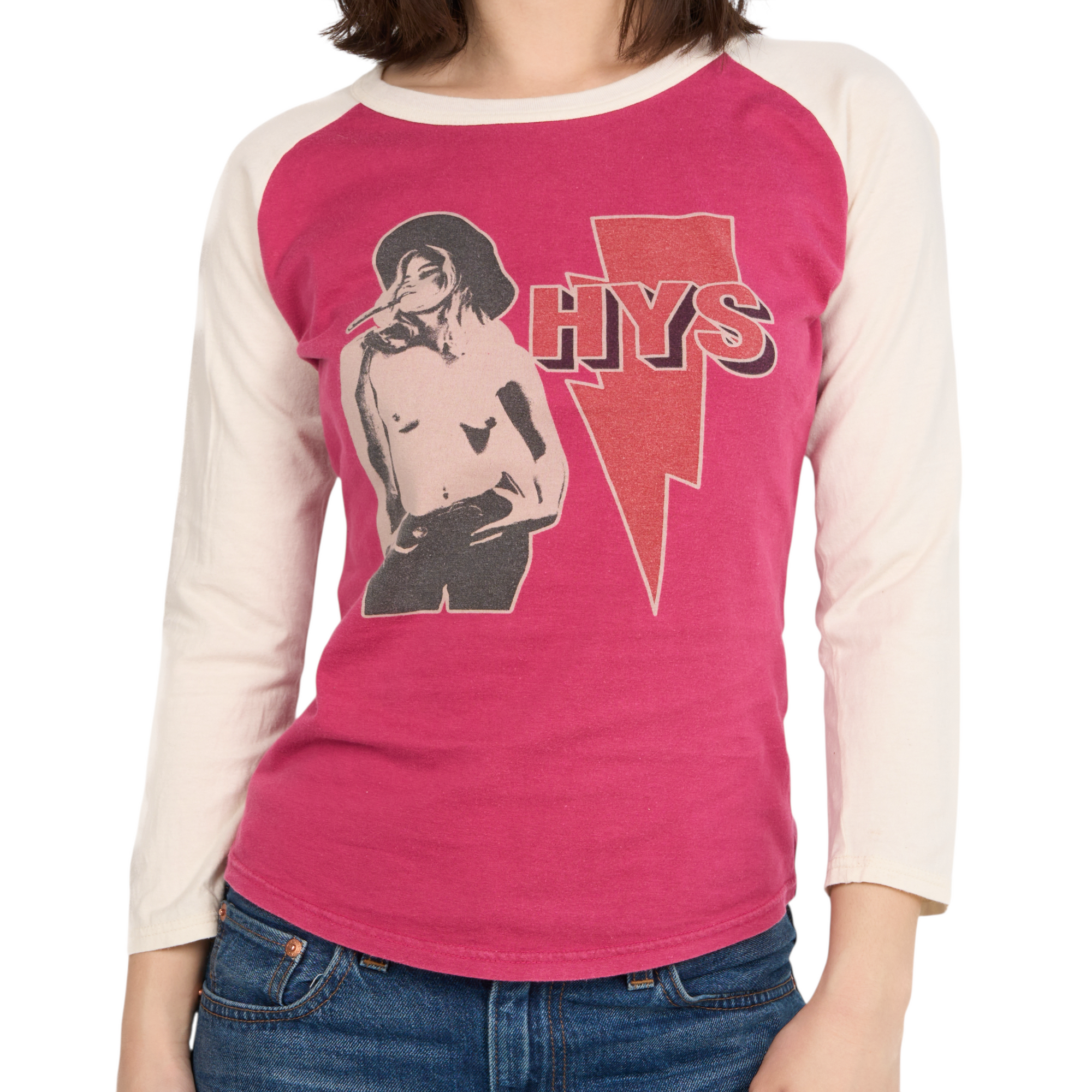hysteric glamour 2000s baseball long sleeve top