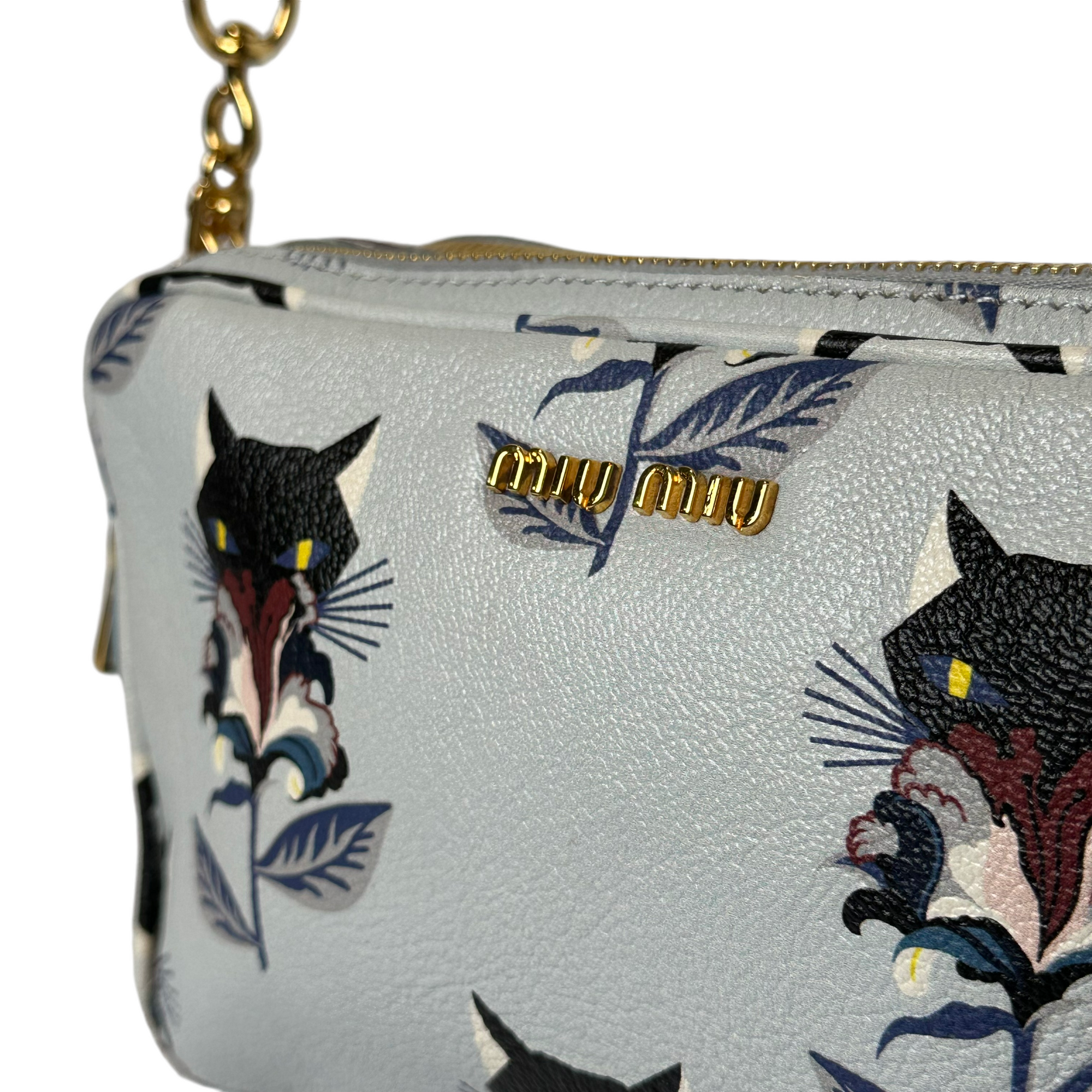 miu miu cat shoulder bag