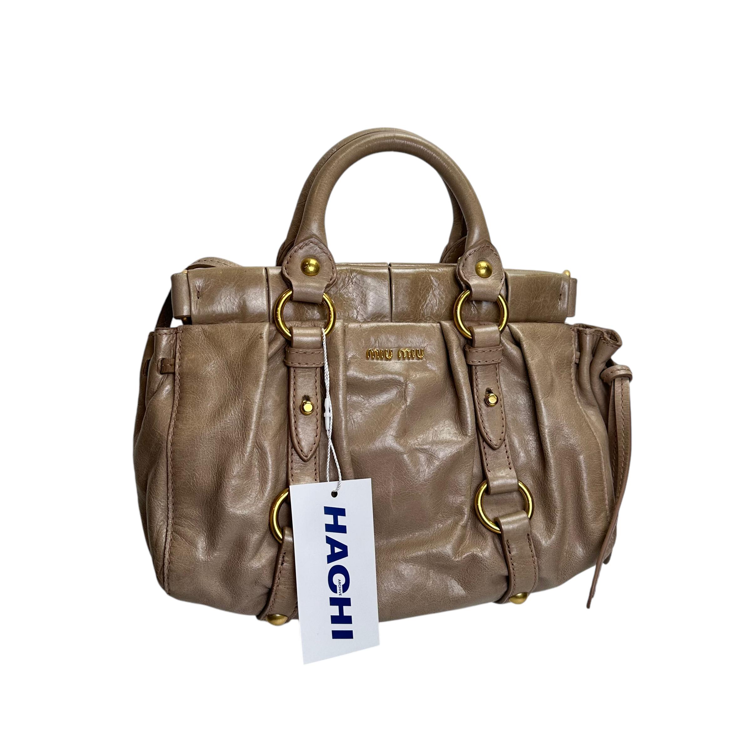 archives miumiu Vitello Lux bag 2way miu miu tan vitello bag 