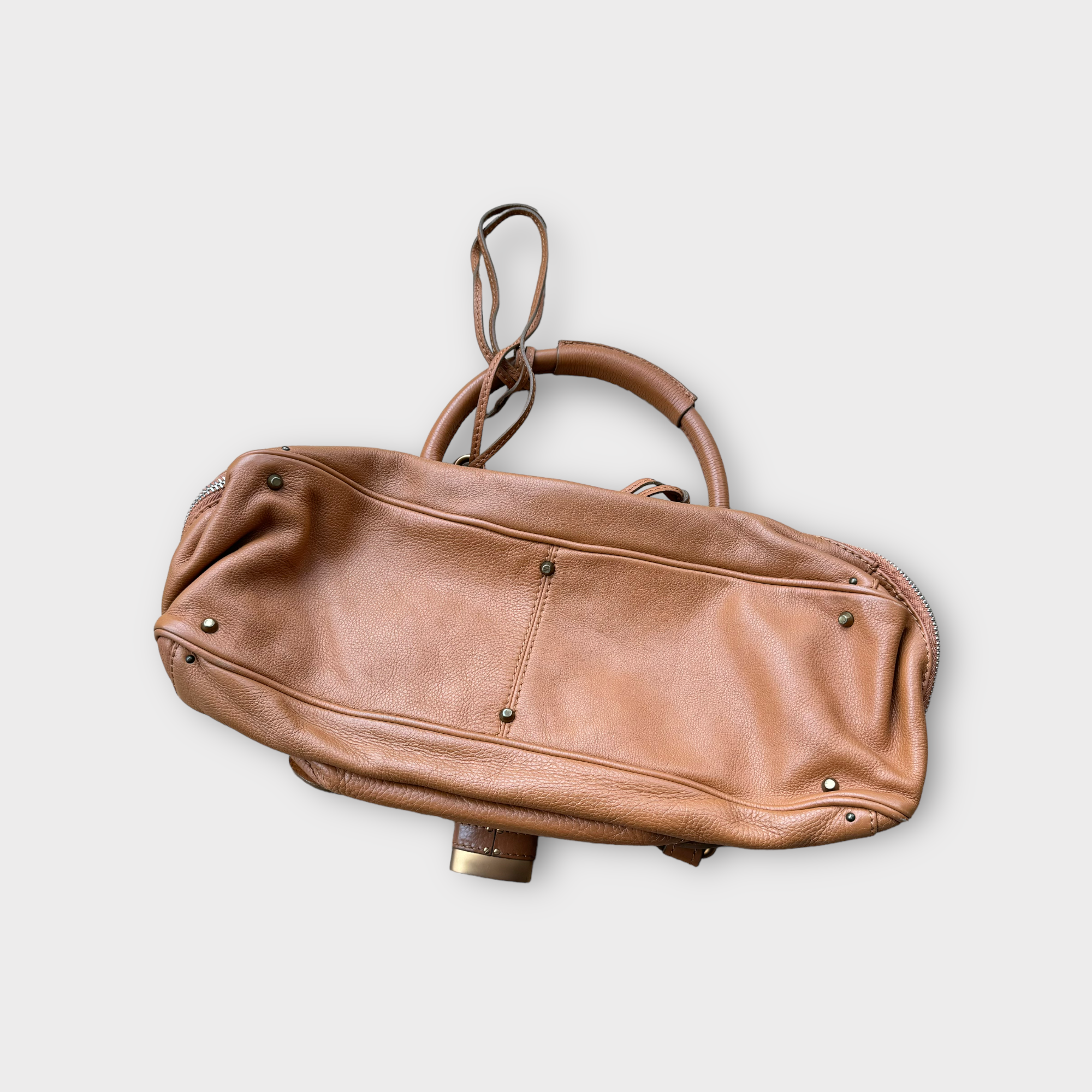 chloé 2000s tan paddington bag