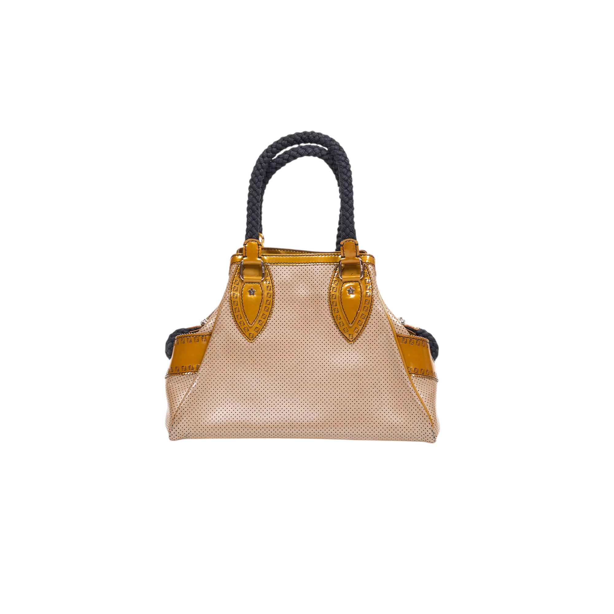 fendi 2000s yellow ethnico bag