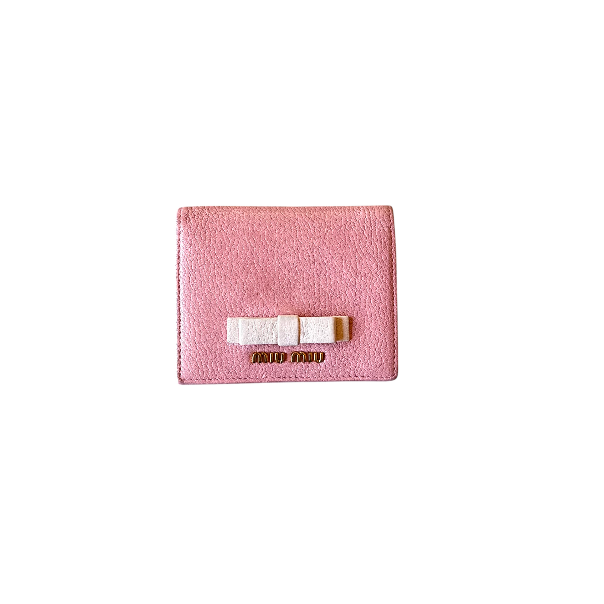 小物 archive miu miu Leather Wallet Miu Miu × Vintage Miu Miu Leather Wallet | Grailed