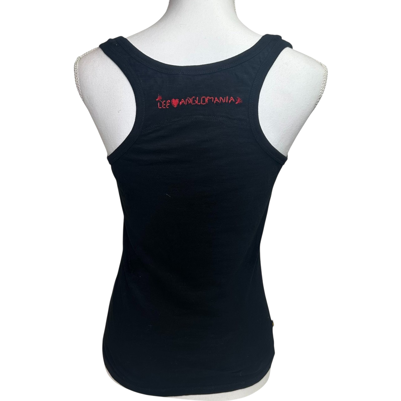 vivienne westwood x lee black floral tank top