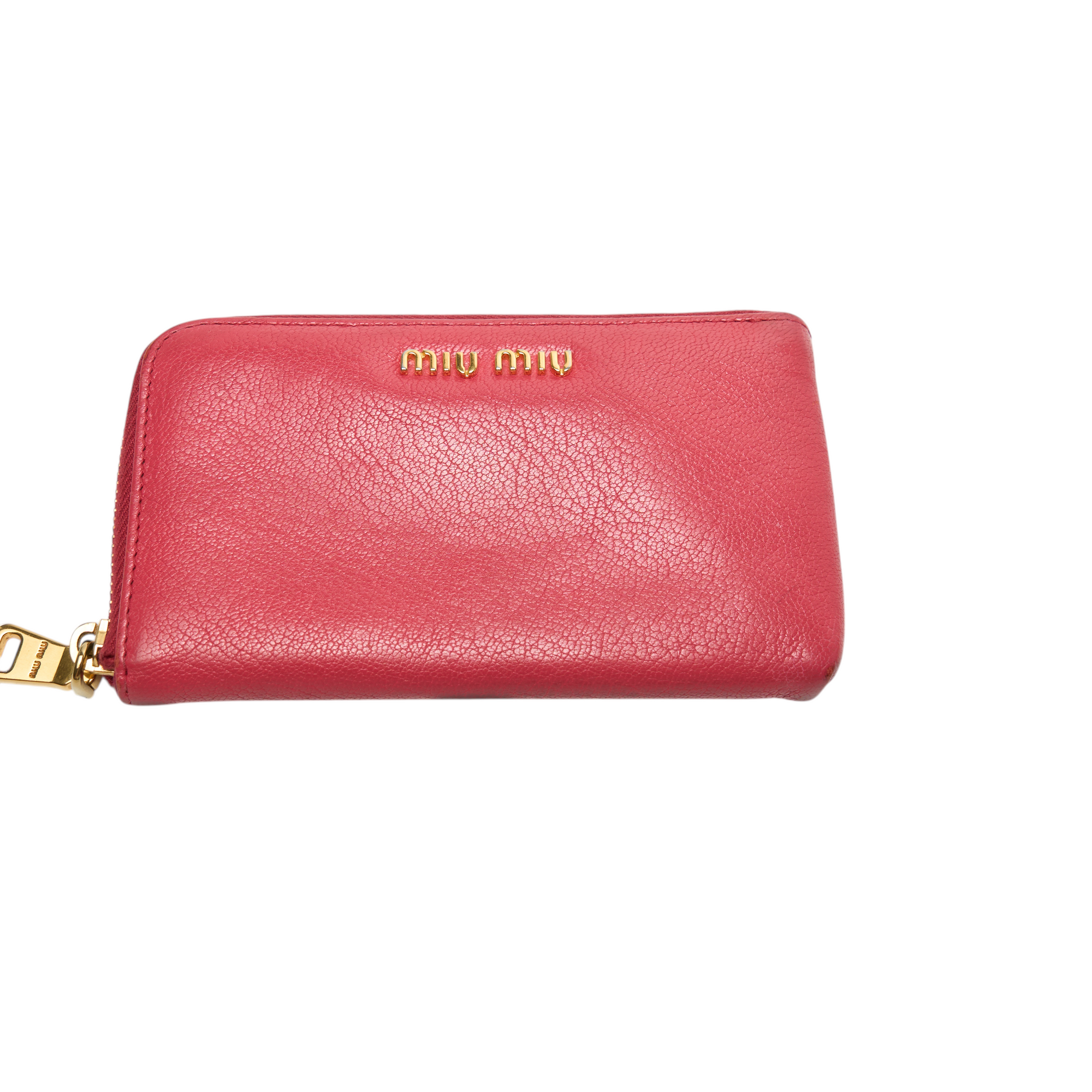 miu miu red wallet