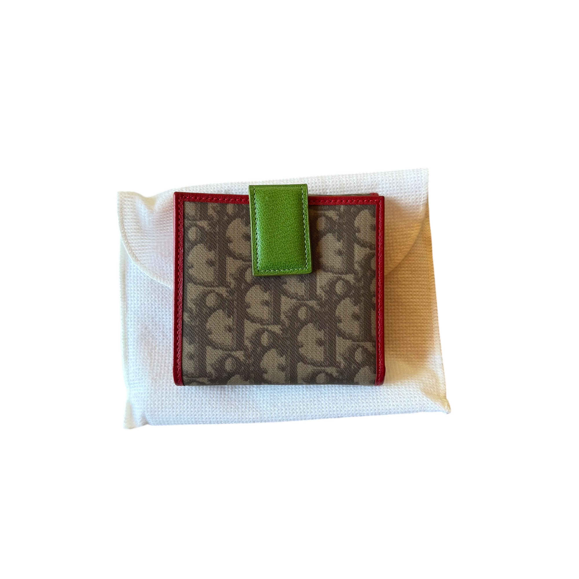 christian dior 2000s rasta wallet