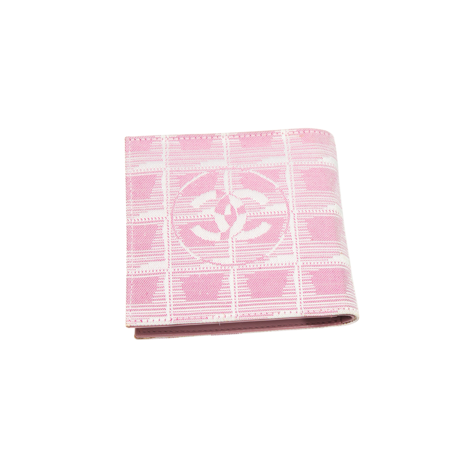 chanel 2000s pink wallet