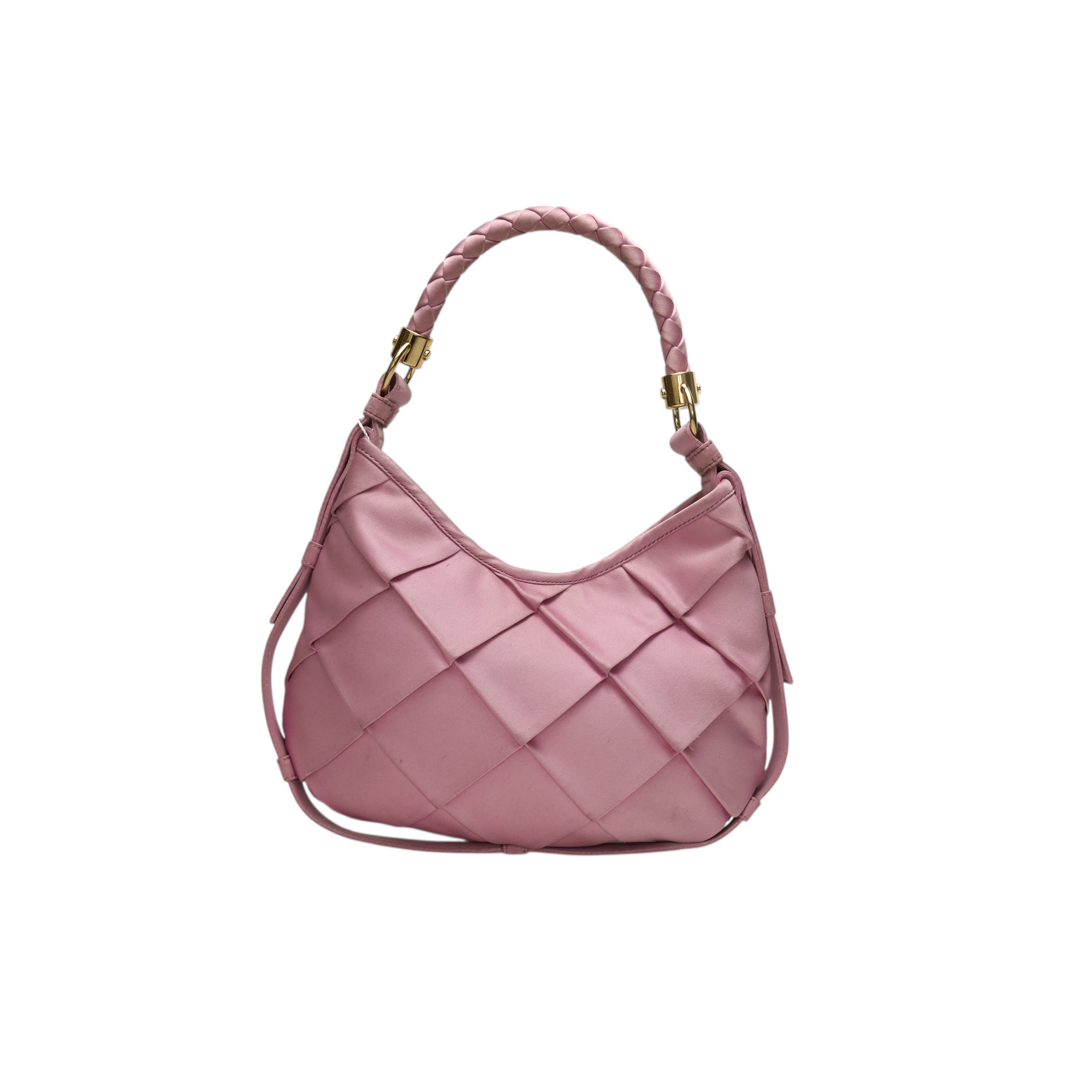 ysl 2000s pink satin mombasa bag