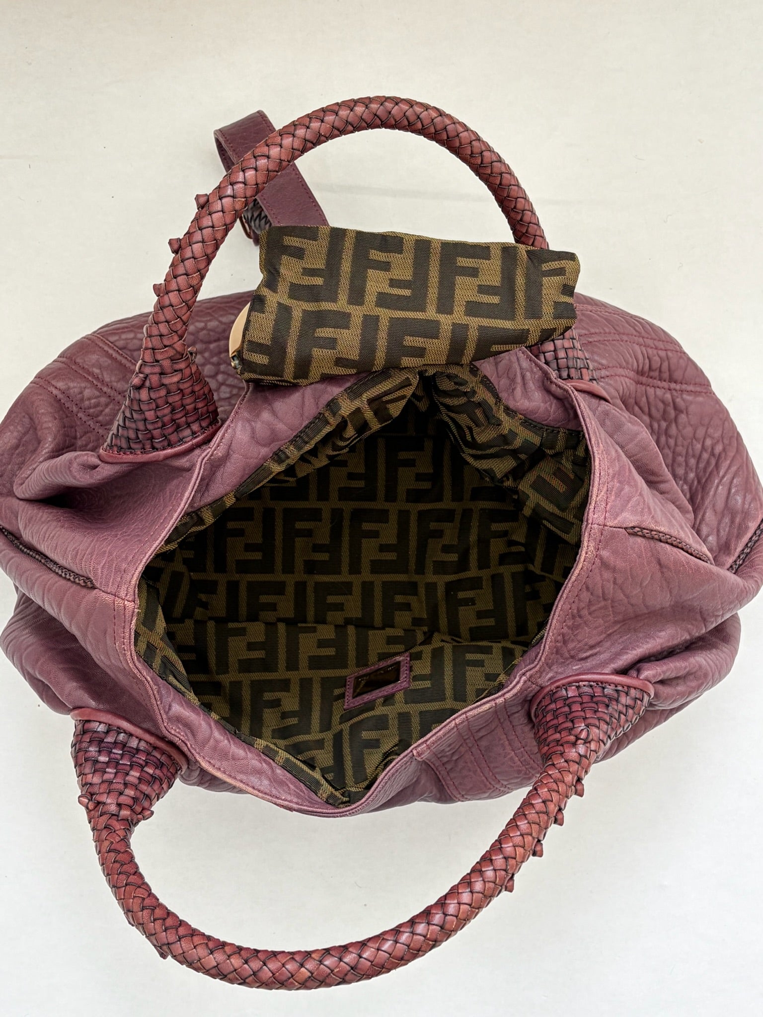 fendi 2000s purple spy bag