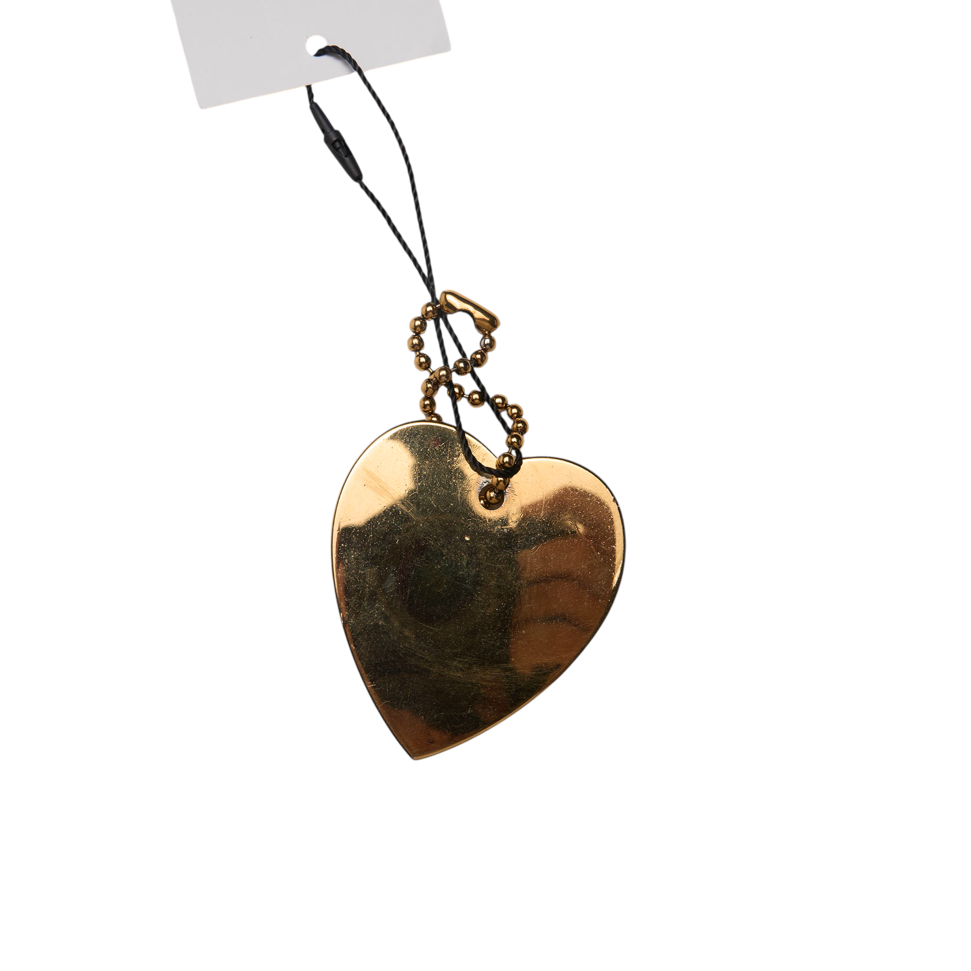 gucci gold heart keychain