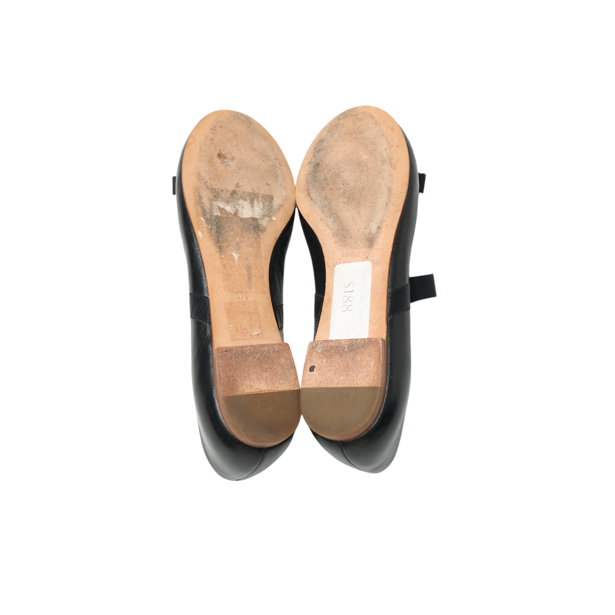 marc jacobs black bow flats