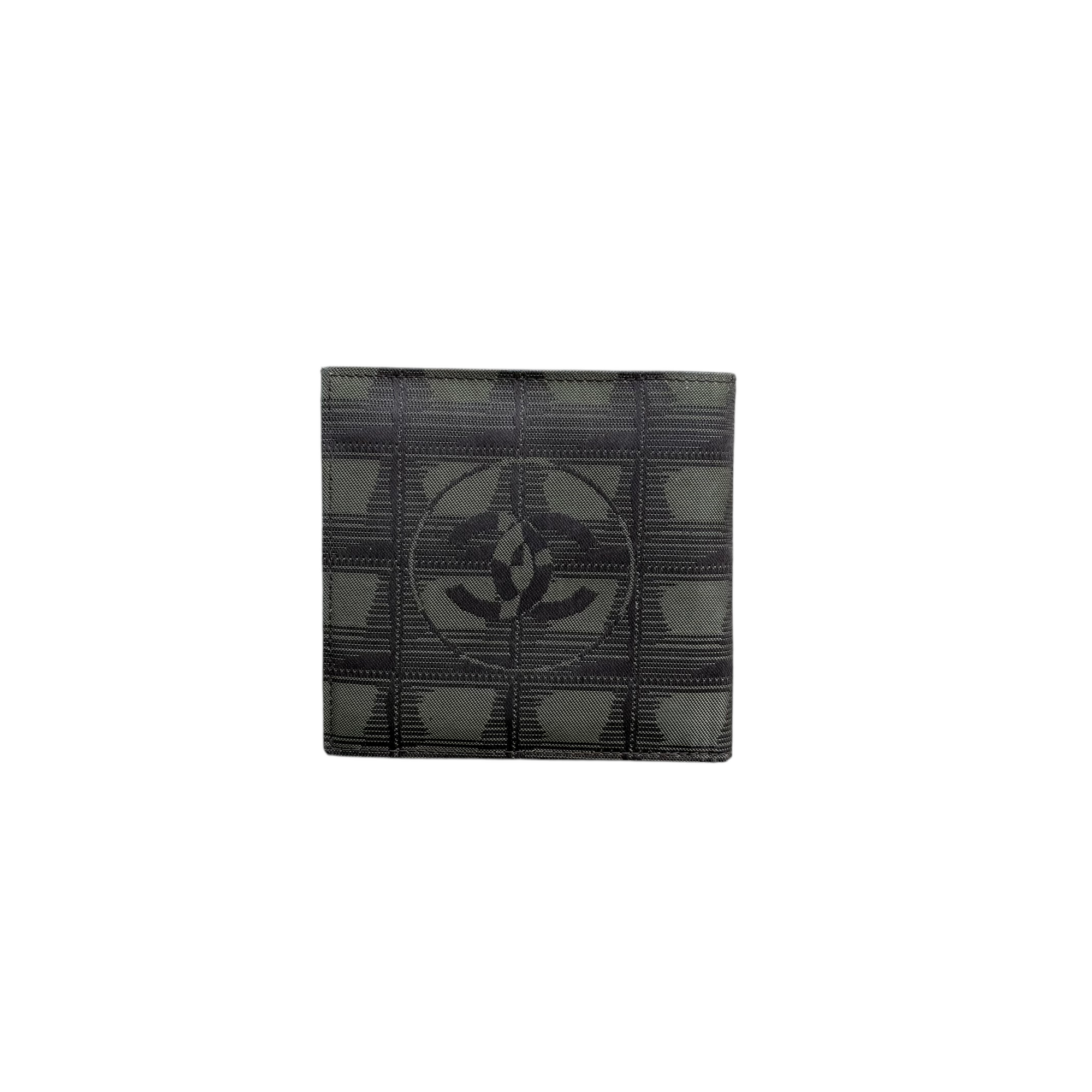 chanel 2000s brown wallet