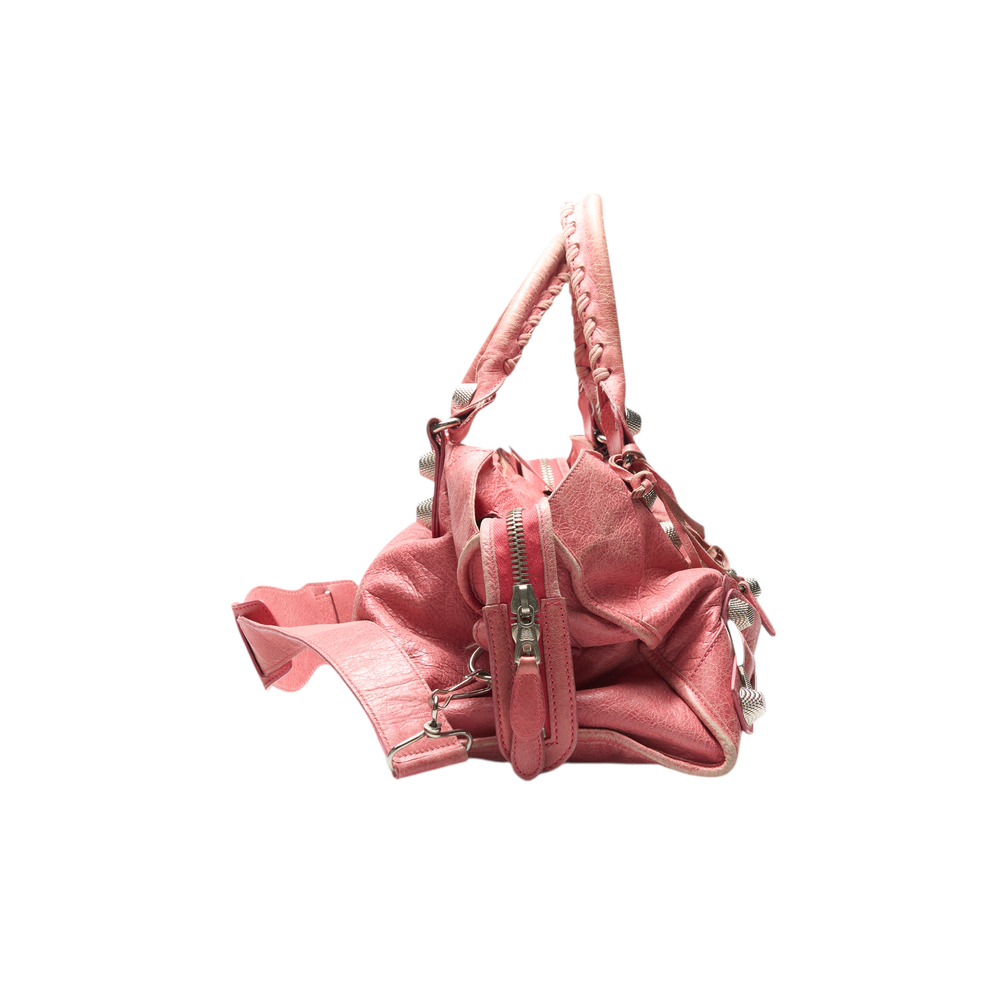 balenciaga 2000s pink city bag