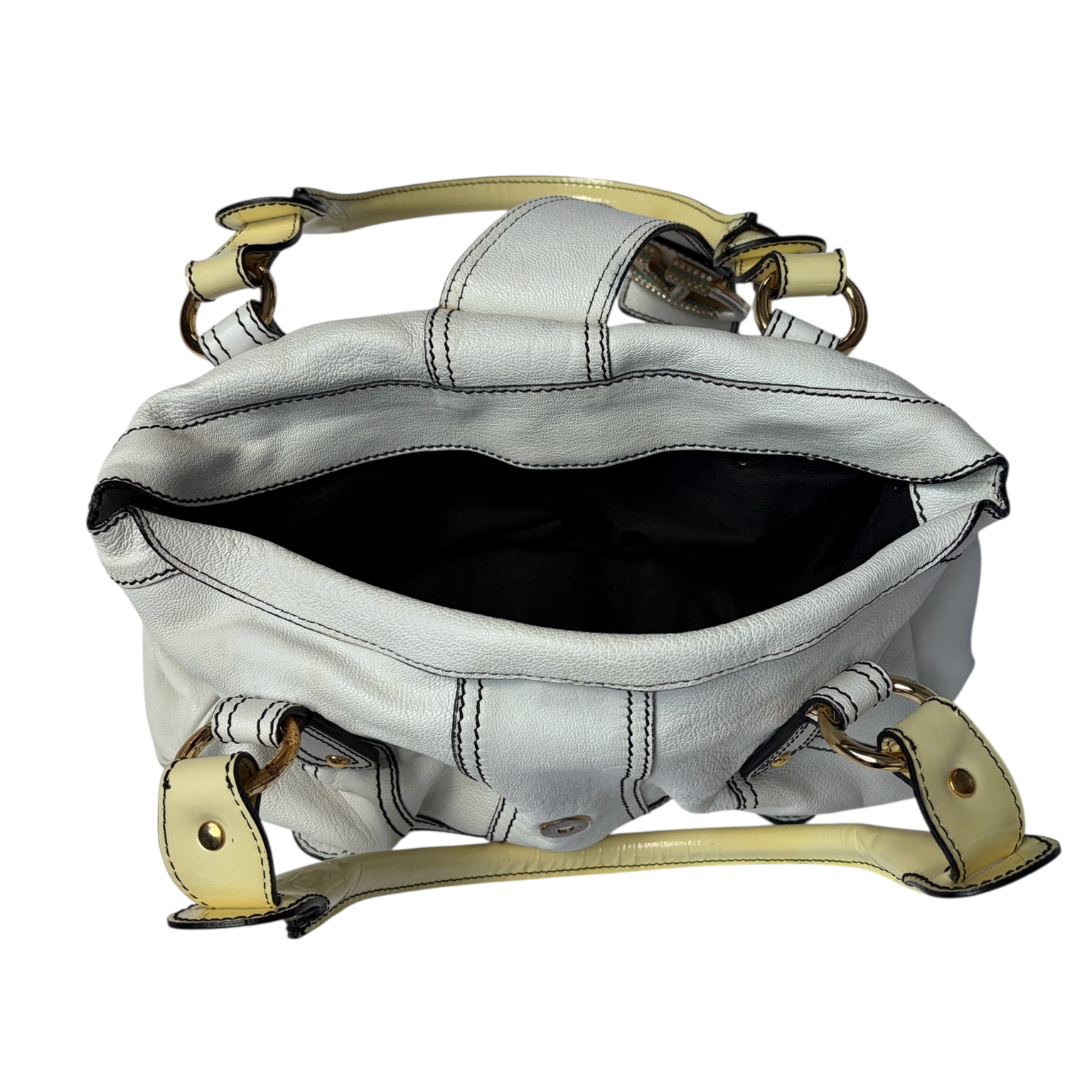 valentino 2000s white shoulder bag