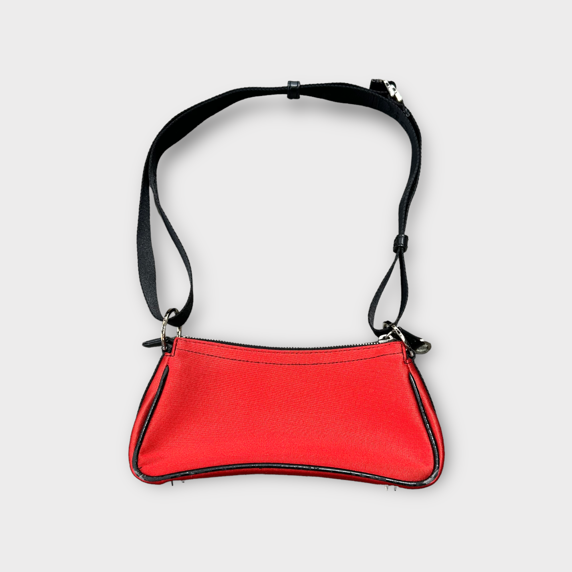 christian dior 2000s red shoulder bag