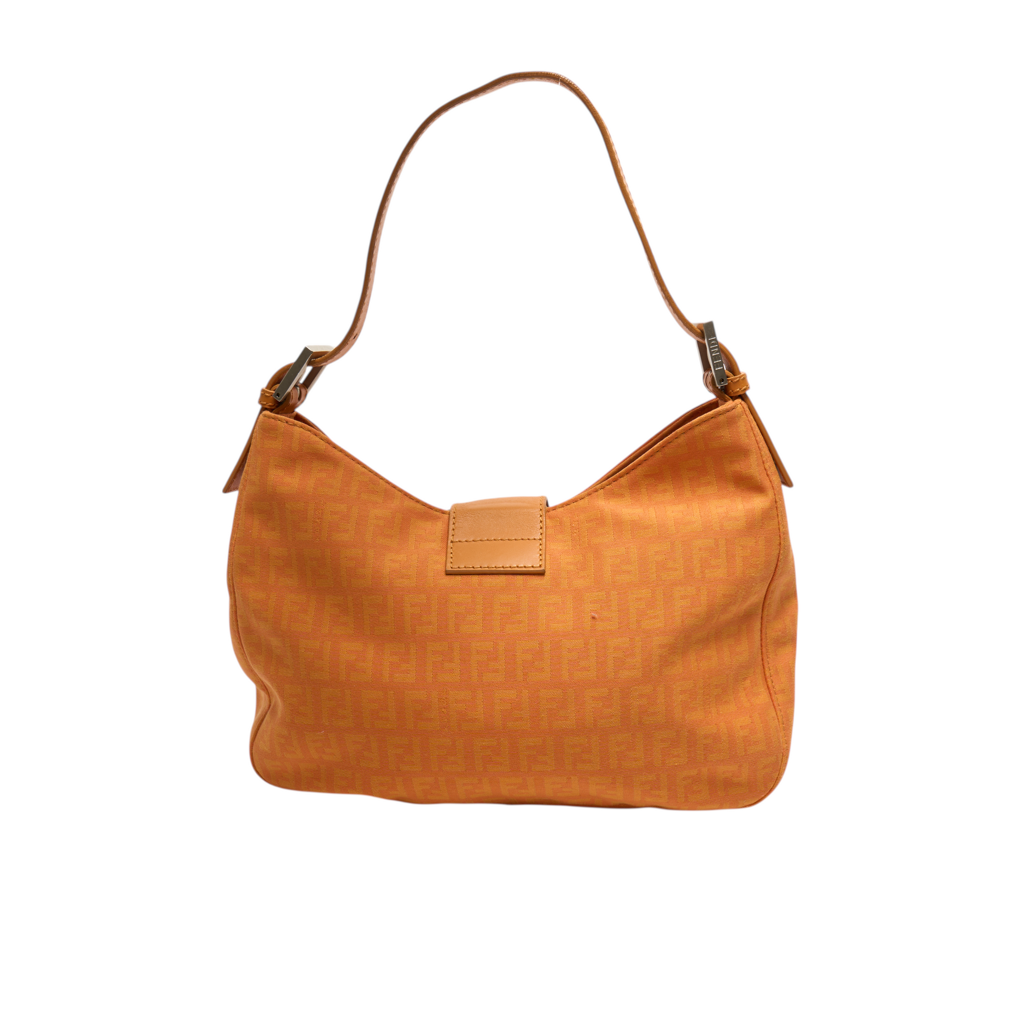 fendi 2000s orange mamma baguette bag
