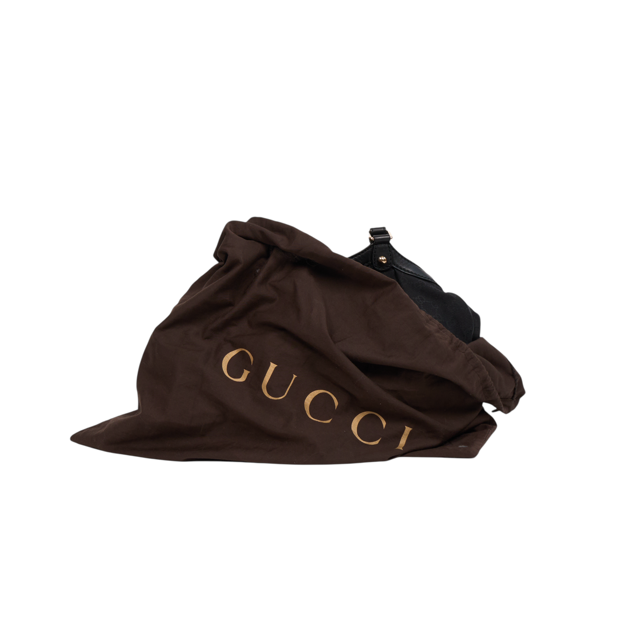 gucci 2000s black tote bag