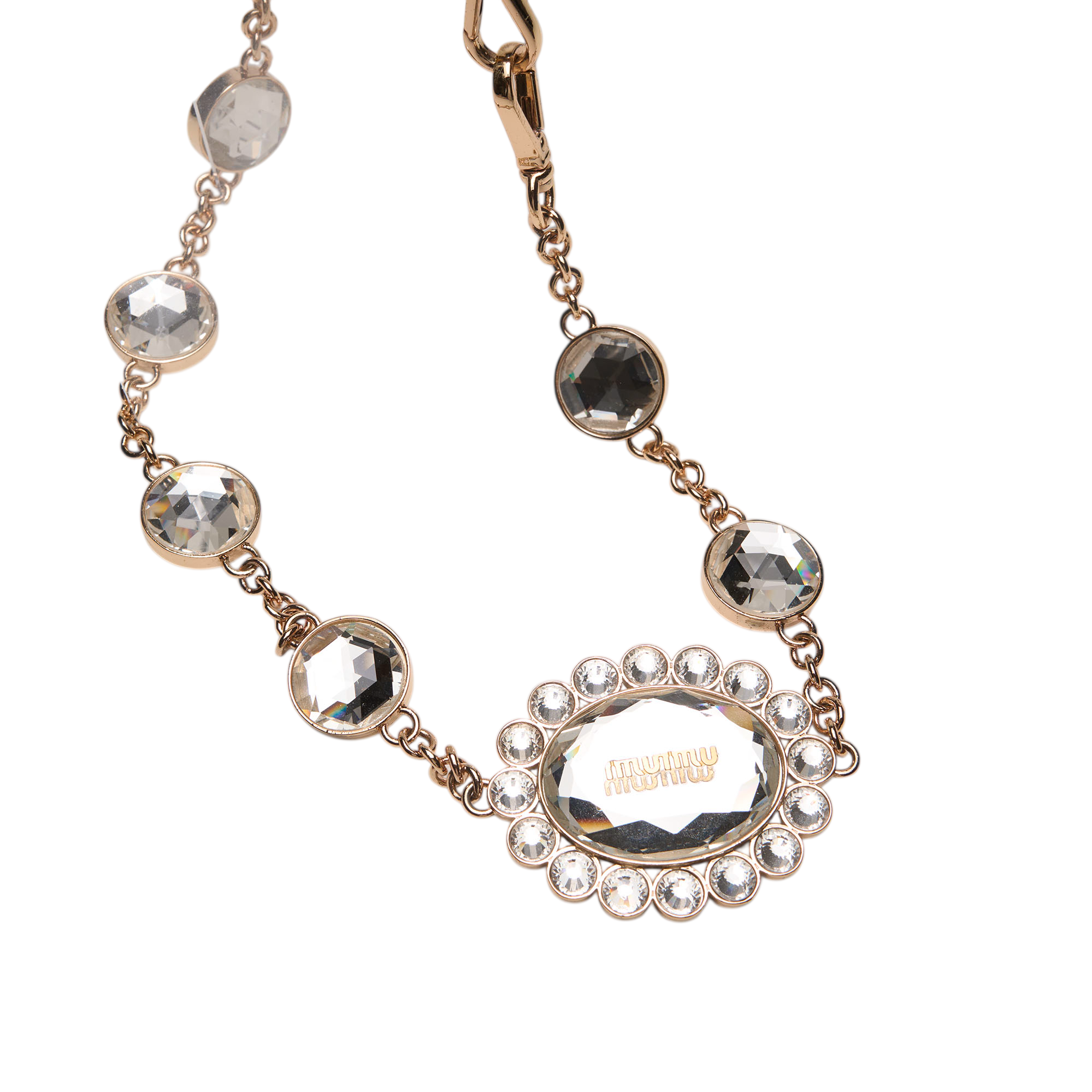 miu miu jeweled necklace