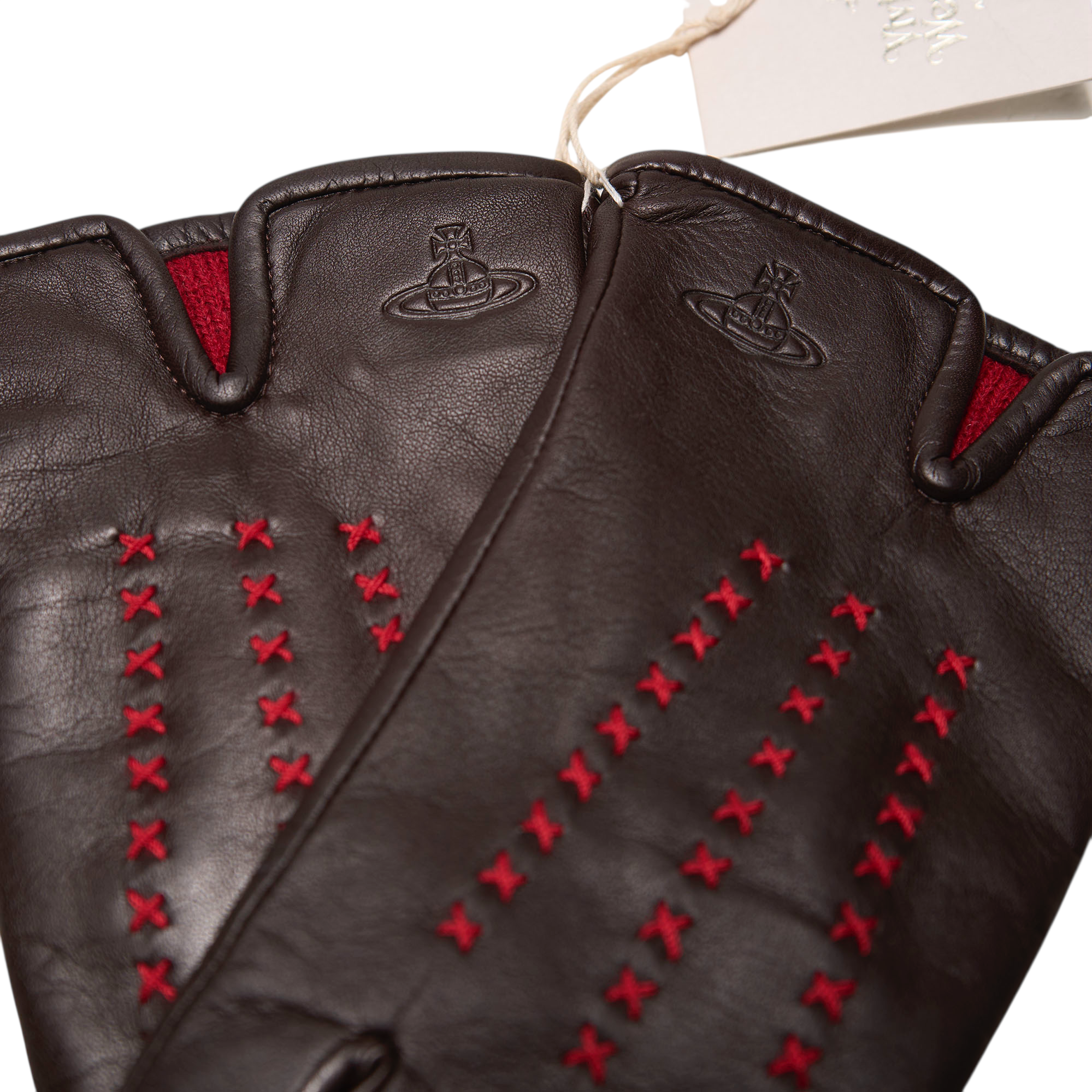 vivienne westwood brown gloves